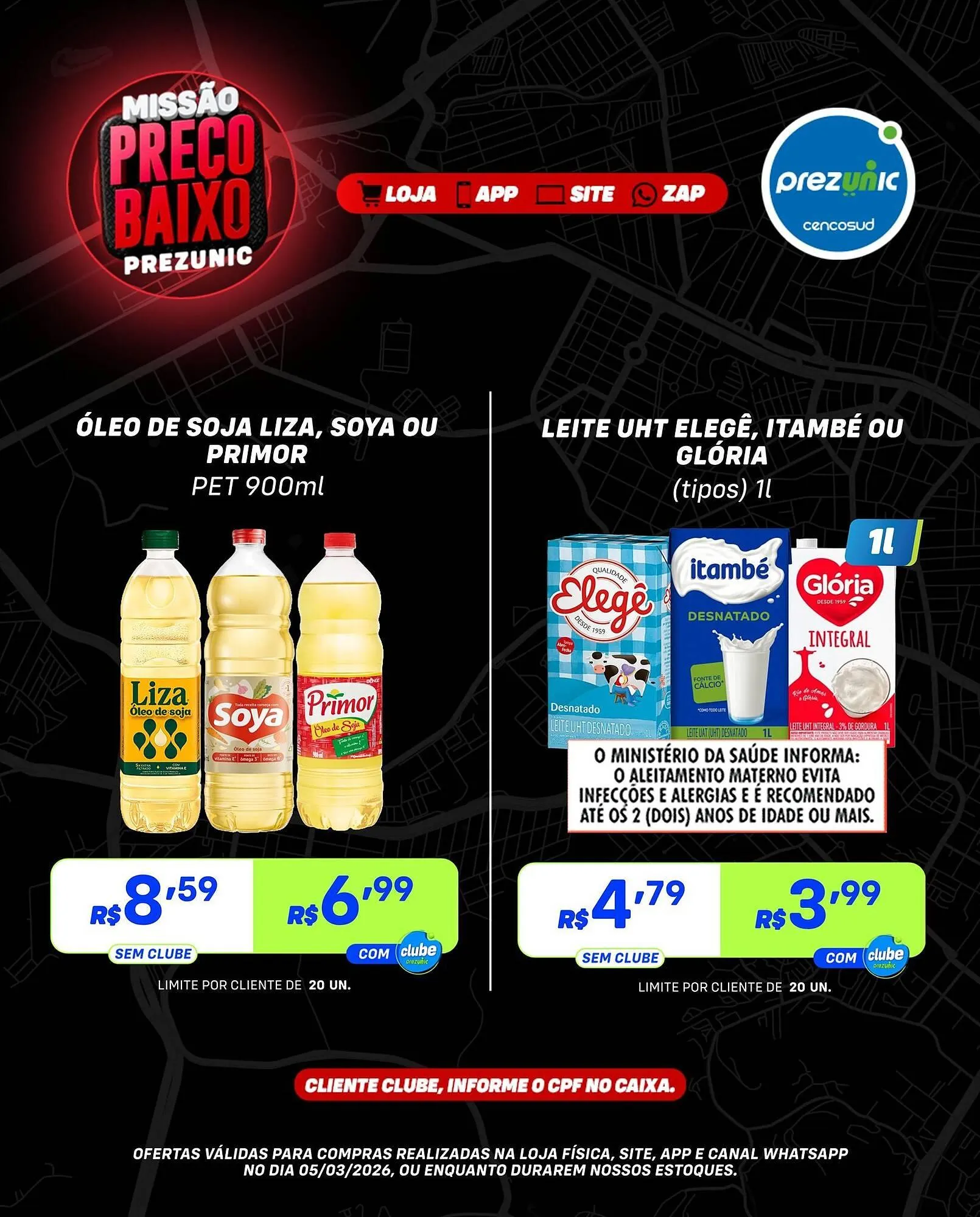 Encarte de Encarte Prezunic 5 de março até 5 de março 2026 - Pagina 5