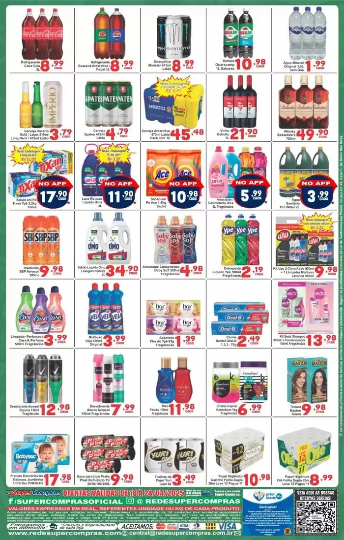 Encarte de Encarte Rede Super Compras 18 de abril até 24 de abril 2025 - Pagina 4