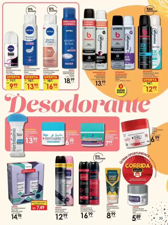 Encarte de Ofertas e promoções atuais 1 de março até 31 de março 2025 - Pagina 39