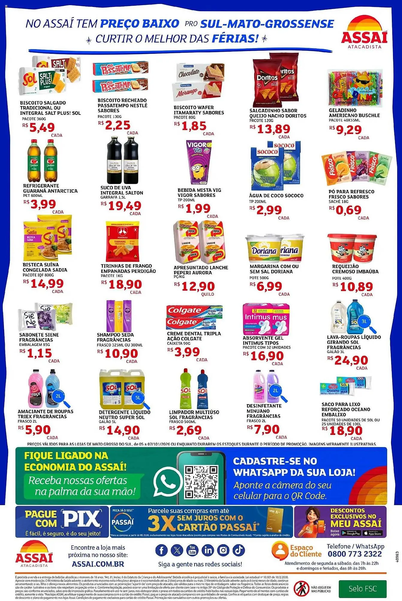Encarte de Encarte Assaí Atacadista 5 de janeiro até 7 de janeiro 2026 - Pagina 2