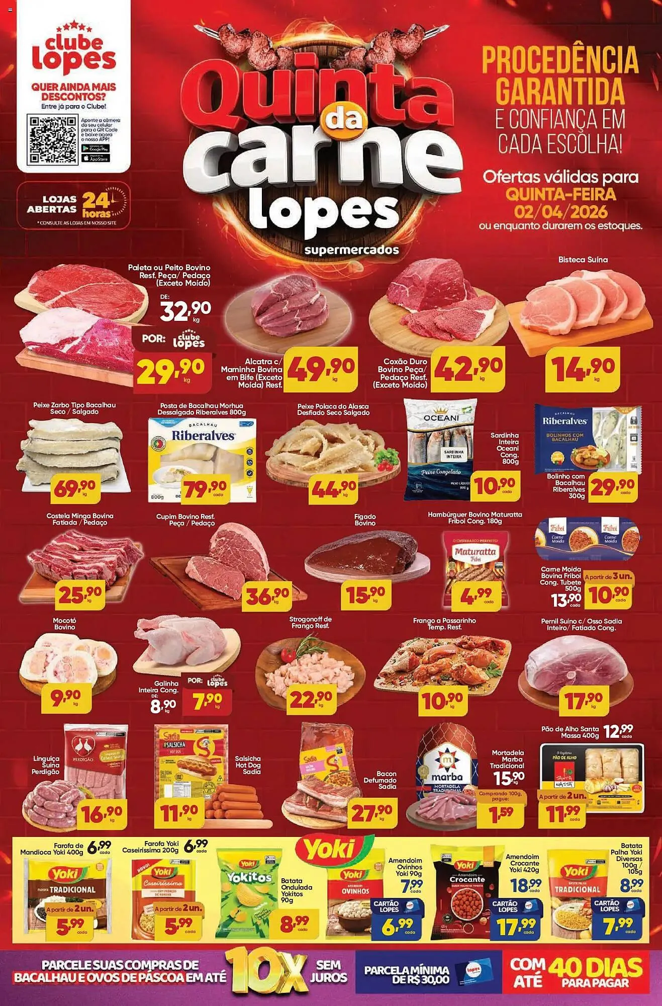 Encarte de Folheto Lopes Supermercados 2 de abril até 2 de abril 2026 - Pagina 1