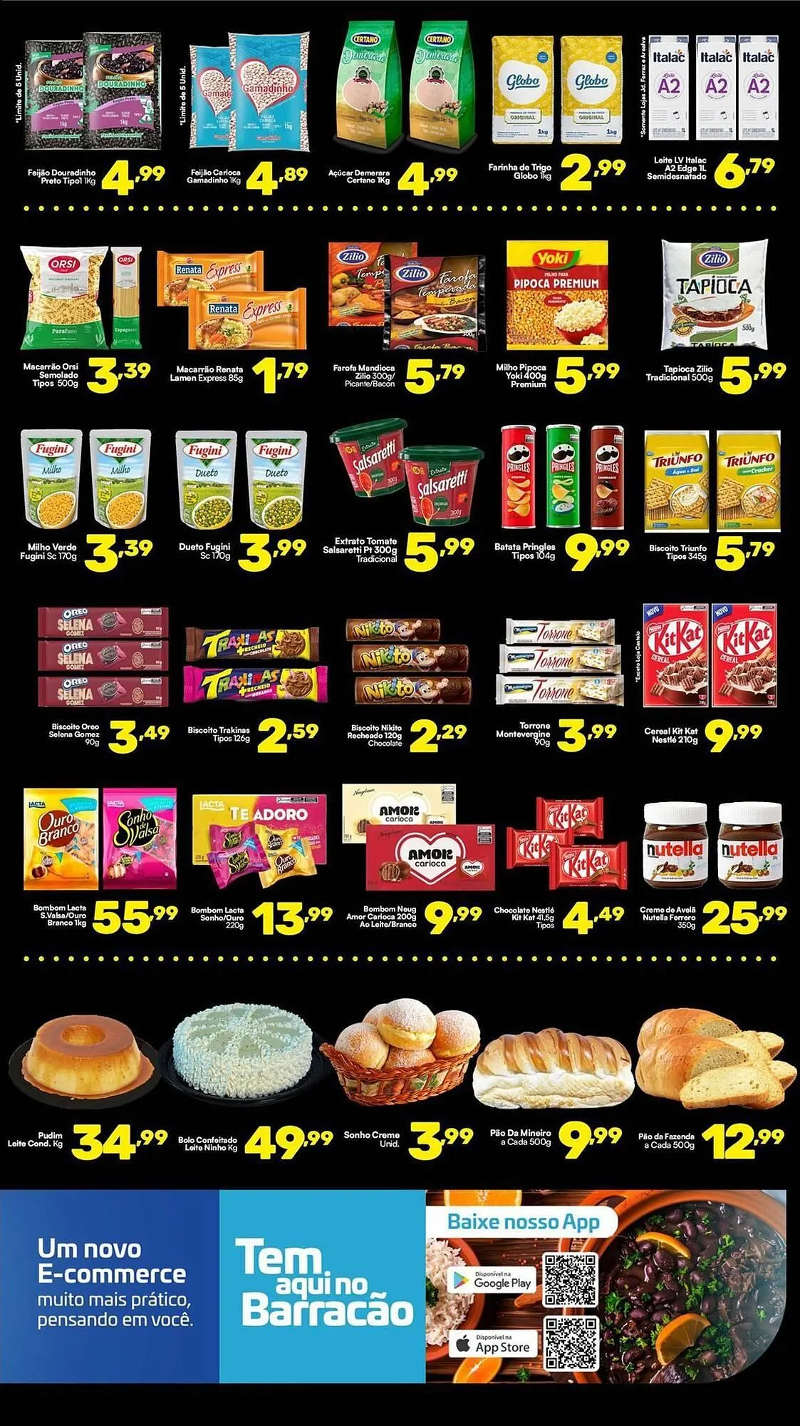 Encarte de Catálogo Barracão Supermercado 15 de agosto até 18 de agosto 2025 - Pagina 1