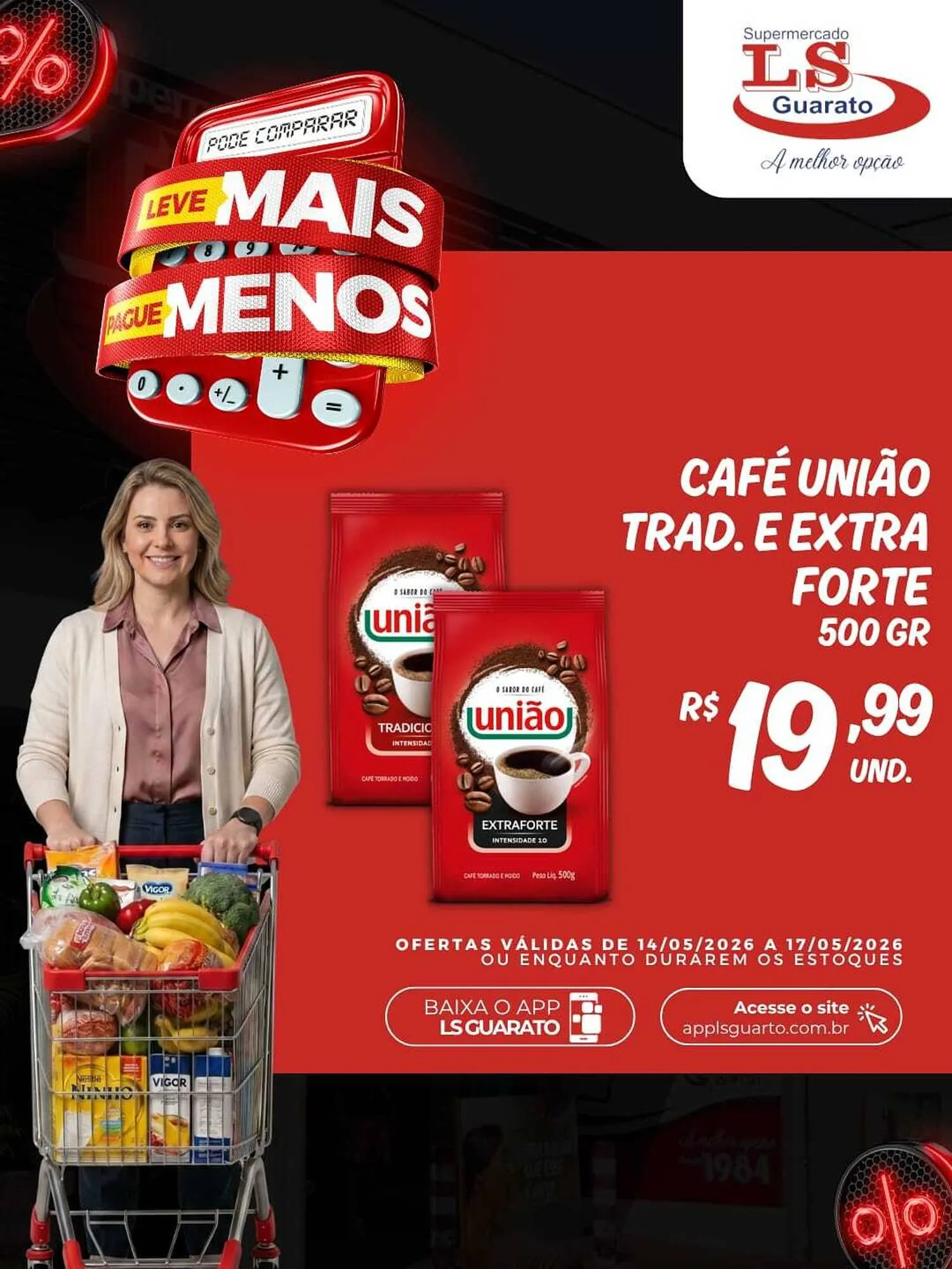 Encarte de Catálogo Supermercado LS Guarato 14 de maio até 17 de maio 2026 - Pagina 2