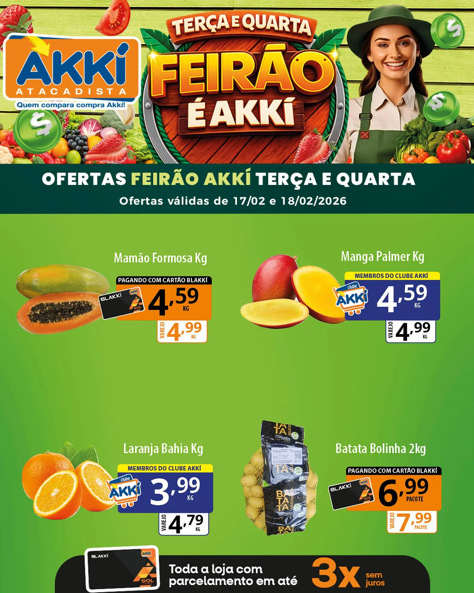 Encarte de Folheto Akki Atacadista 17 de fevereiro até 18 de fevereiro 2026 - Pagina 4