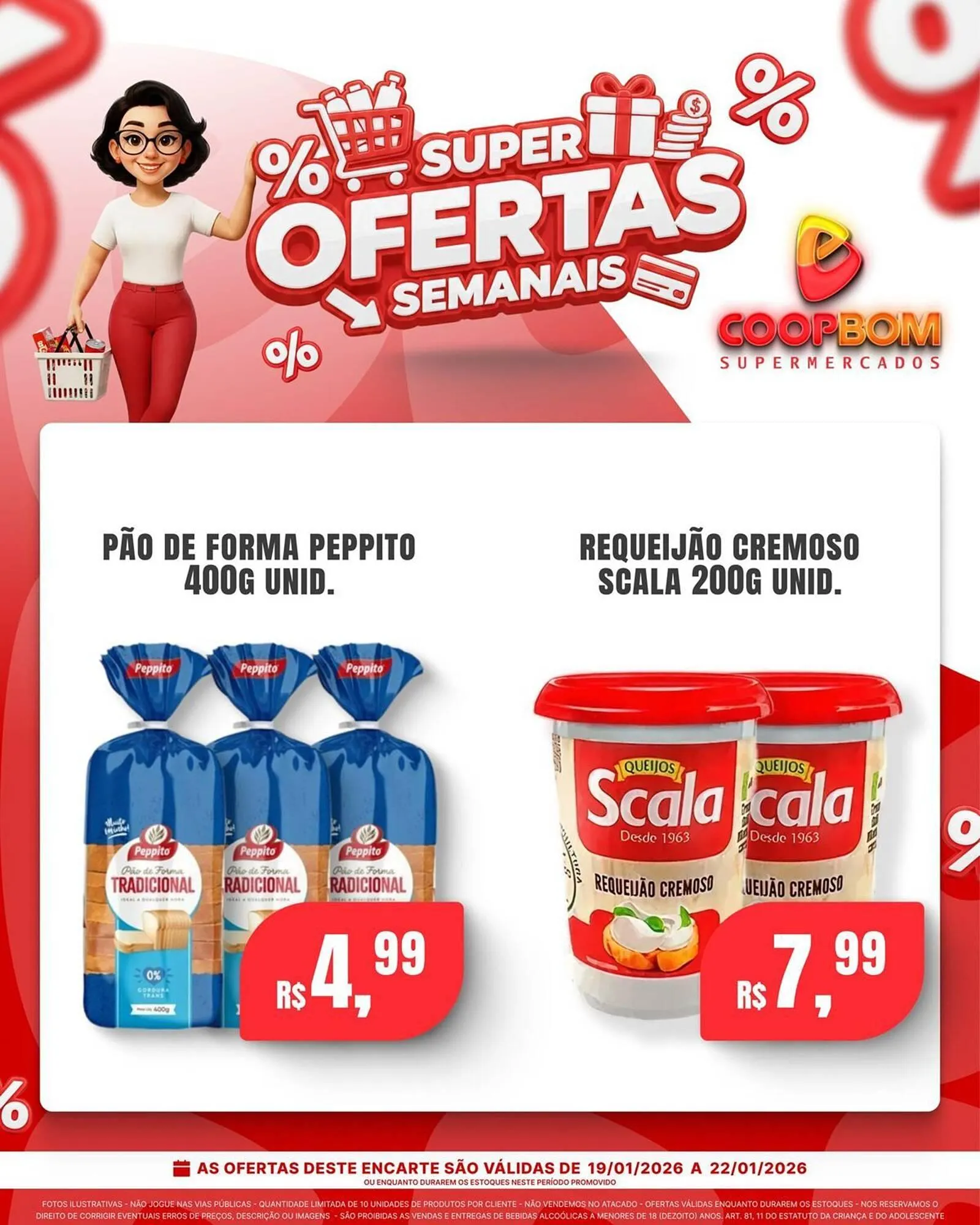 Encarte de Tabloide CoopBom 19 de janeiro até 22 de janeiro 2026 - Pagina 3