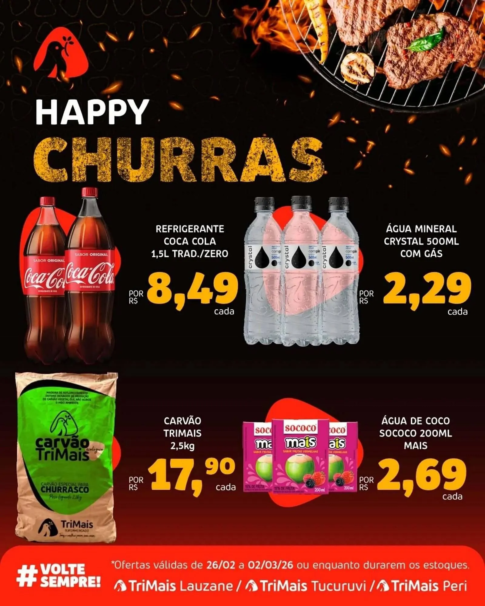 Encarte de Catálogo Trimais Supermercado 27 de fevereiro até 2 de março 2026 - Pagina 2