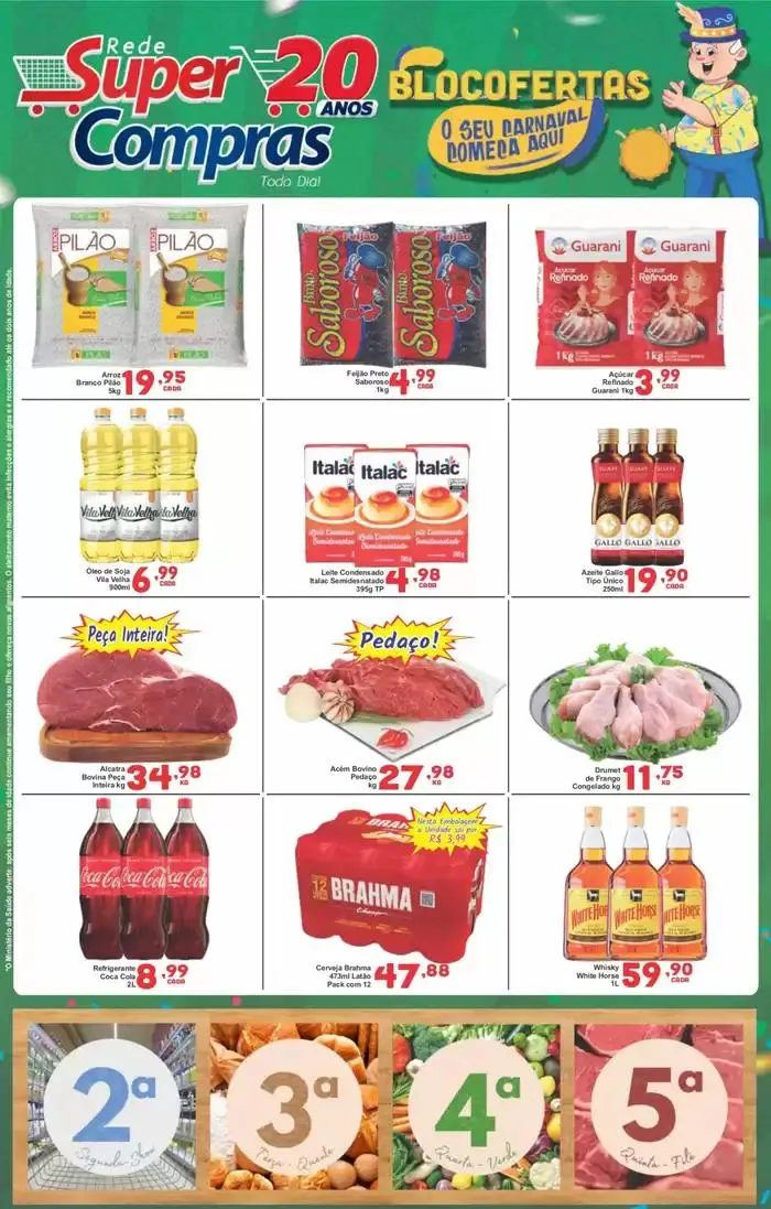 Encarte de Encarte Rede Super Compras 28 de fevereiro até 6 de março 2025 - Pagina 1