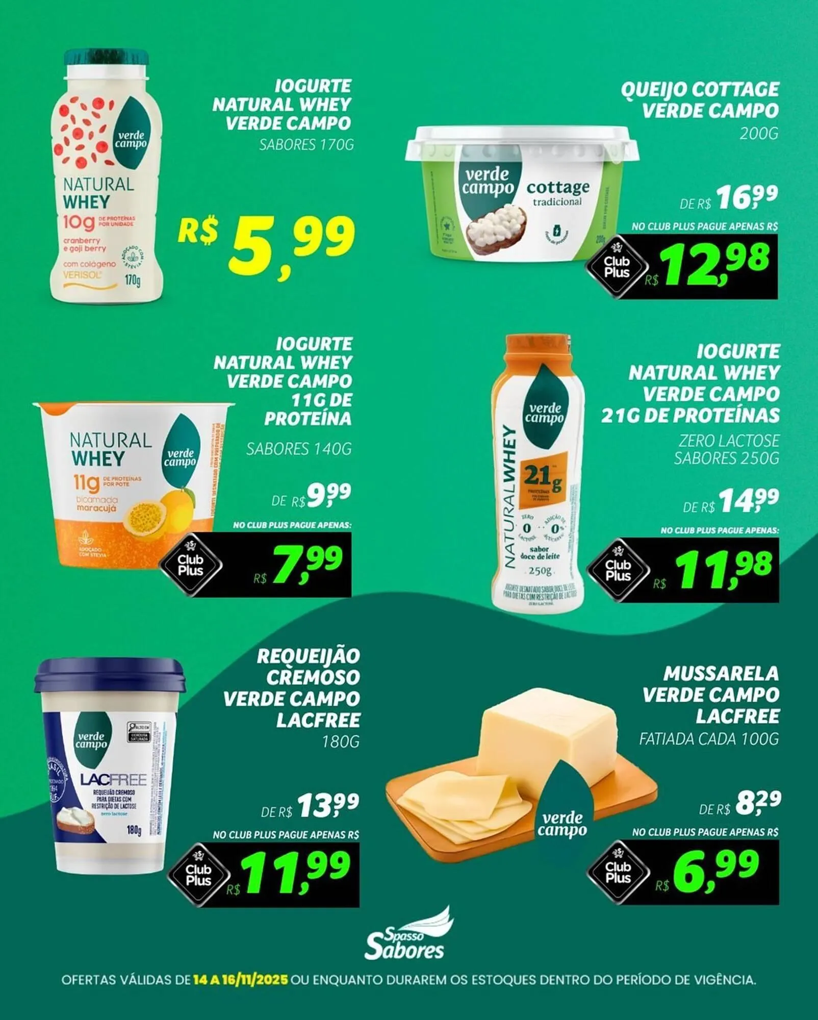 Encarte de Folheto Spasso Sabores 14 de novembro até 16 de novembro 2025 - Pagina 1