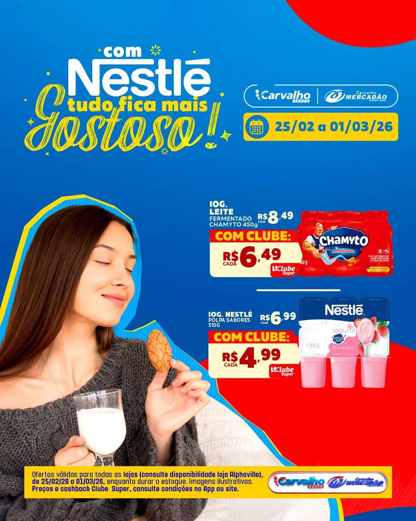Encarte de Catálogo Carvalho Supermercado 25 de fevereiro até 1 de março 2026 - Pagina 1