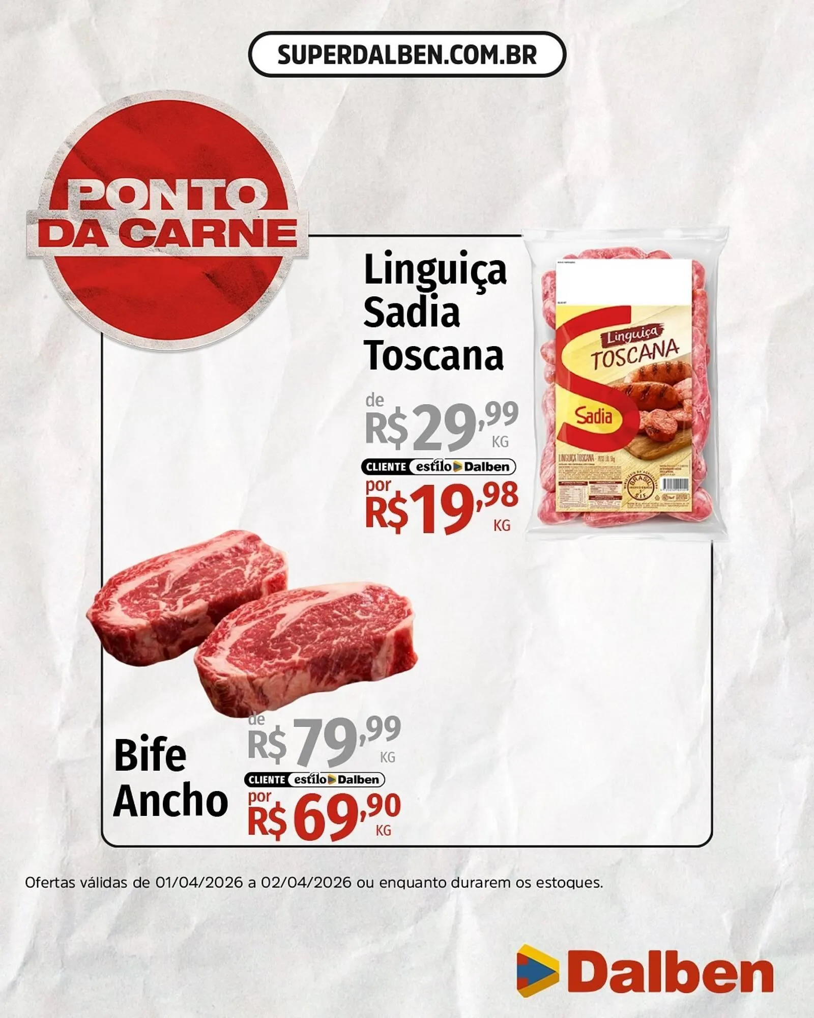 Encarte de Catálogo Supermercado Dalben 1 de abril até 2 de abril 2026 - Pagina 4