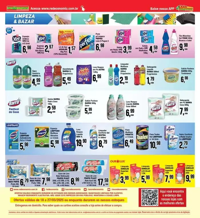 Encarte de Ofertas Rede Economia 21 de março até 23 de março 2025 - Pagina 16
