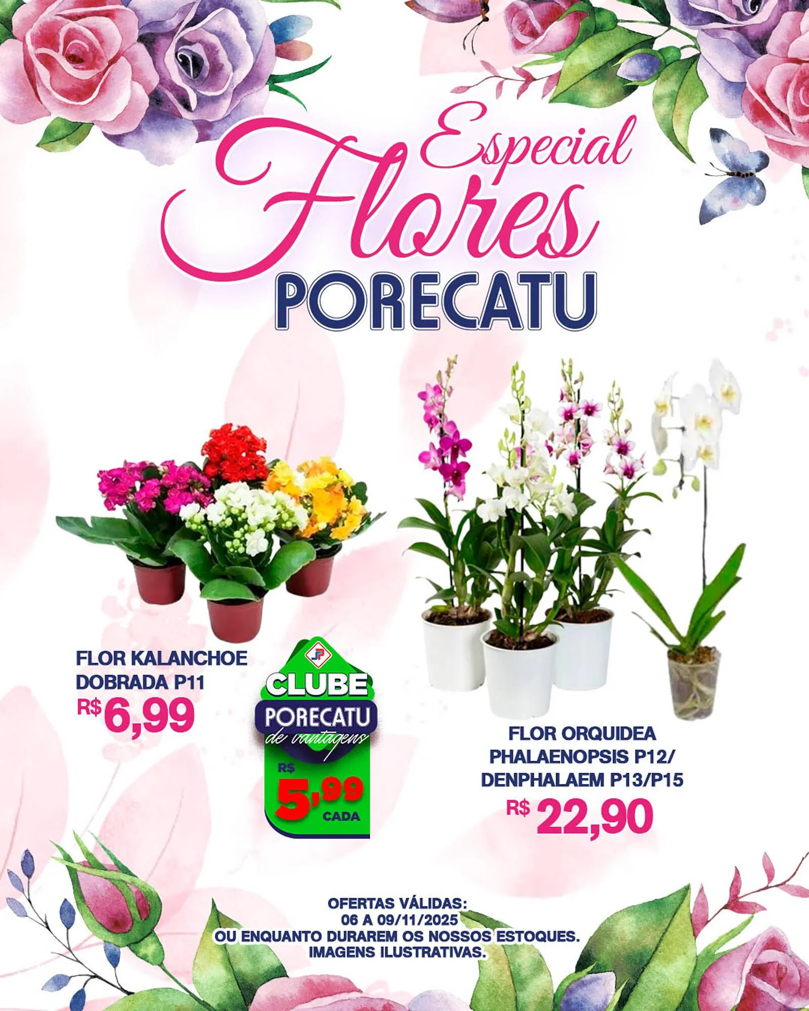 Encarte de Catálogo Supermercado Porecatu 6 de novembro até 9 de novembro 2025 - Pagina 1