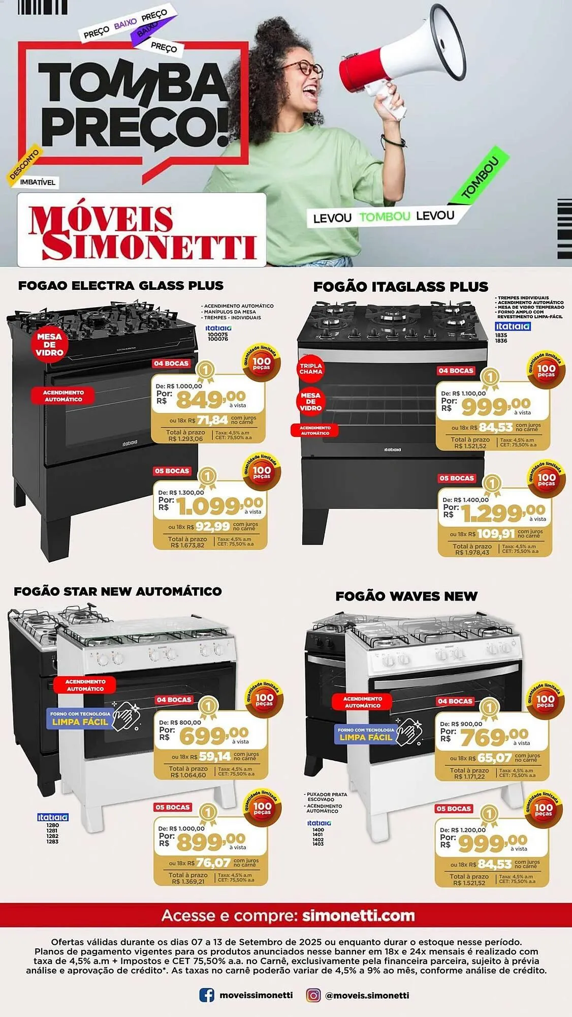 Encarte de Catálogo Móveis Simonetti 8 de setembro até 13 de setembro 2025 - Pagina 31