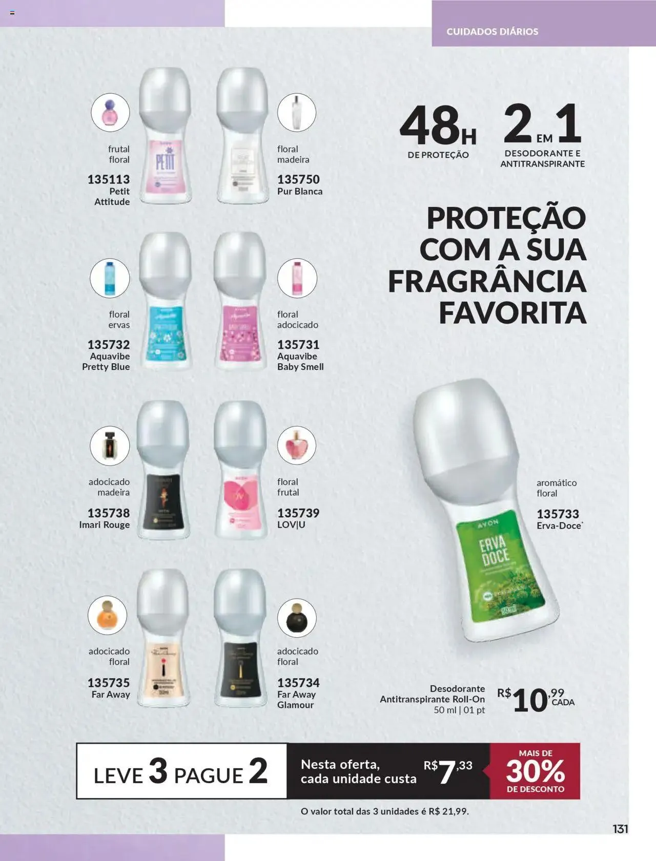 Encarte de Avon - Campanha 07 3 de abril até 1 de maio 2025 - Pagina 131
