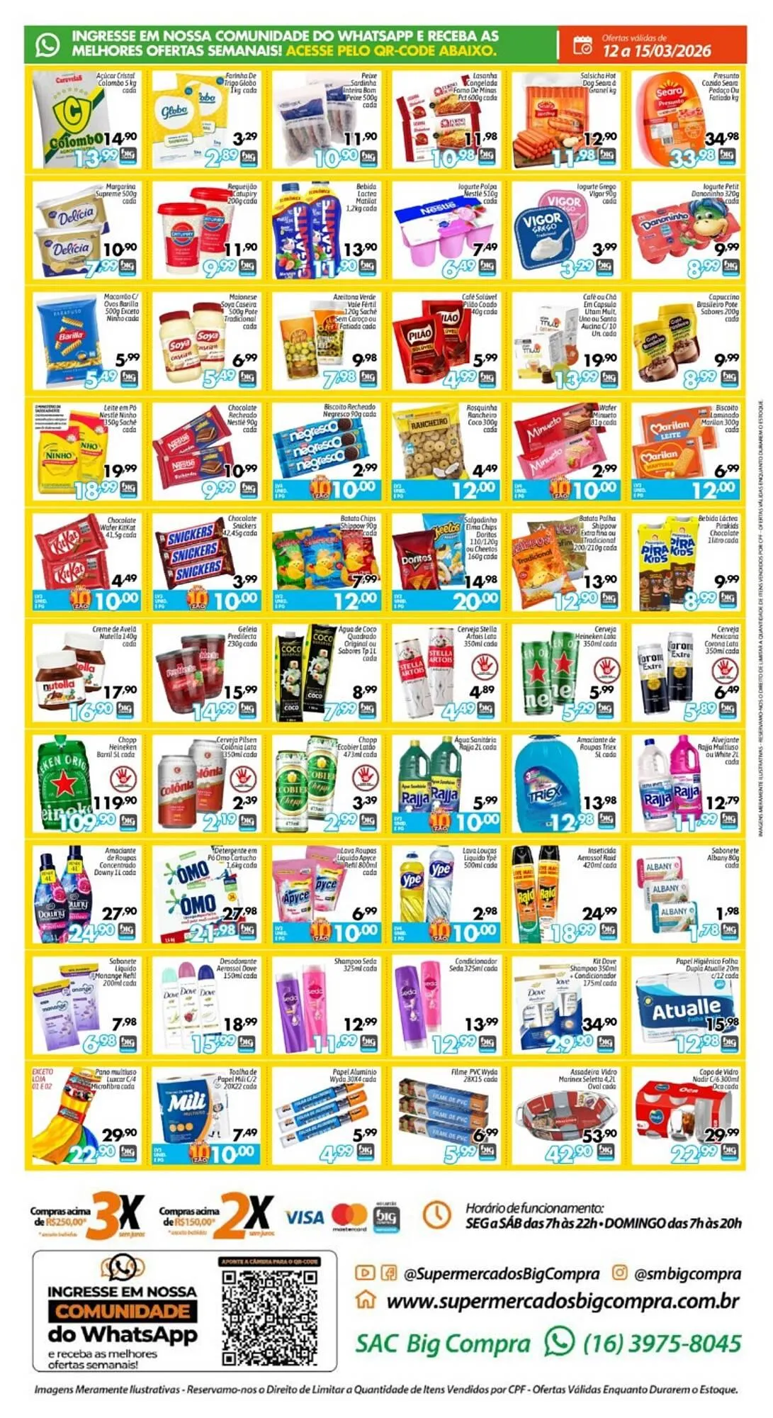 Encarte de Catálogo Supermercados Big Compra 12 de março até 15 de março 2026 - Pagina 2