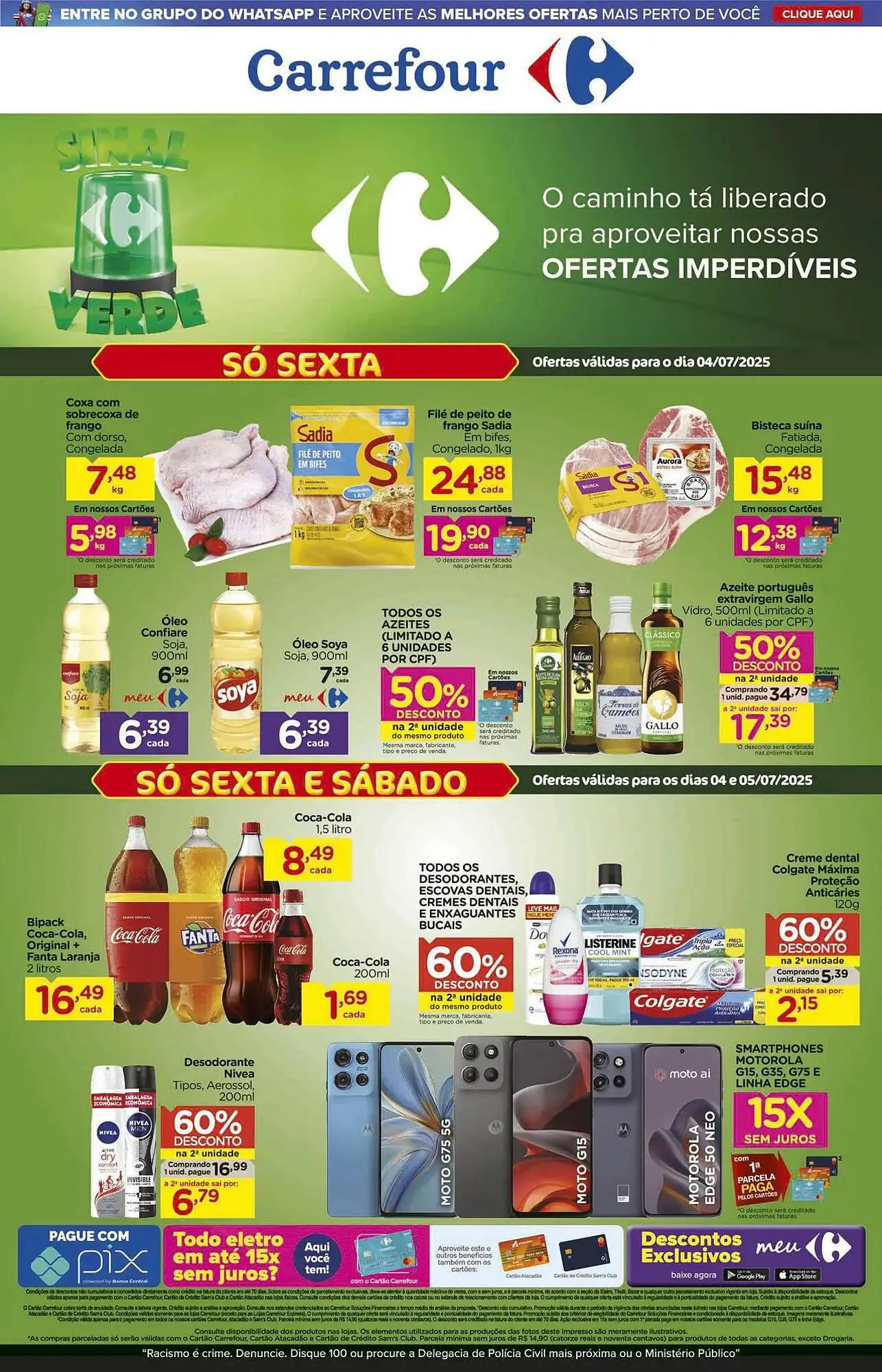 Encarte de Catálogo Carrefour 4 de julho até 10 de julho 2025 - Pagina 1