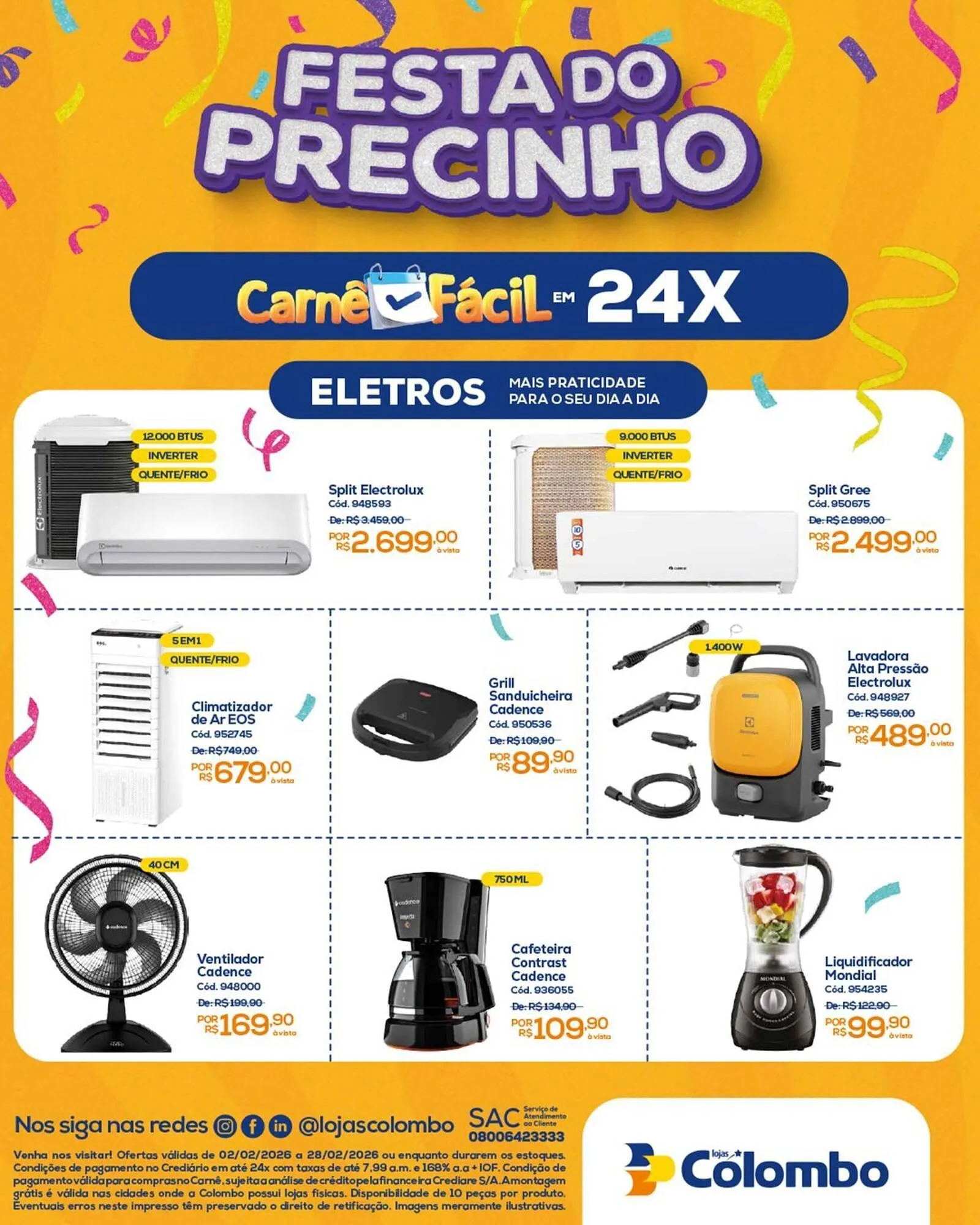 Folheto Lojas Colombo - 1