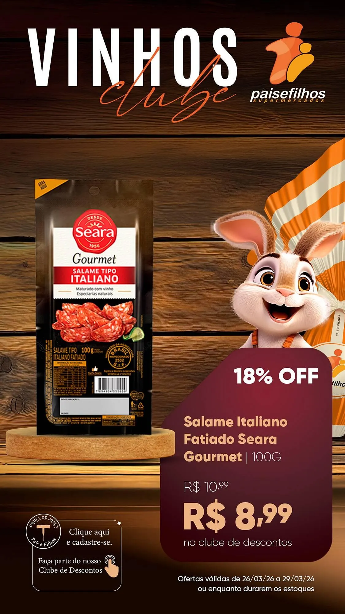 Encarte de Catálogo Pais e Filhos Supermercados 26 de março até 29 de março 2026 - Pagina 12