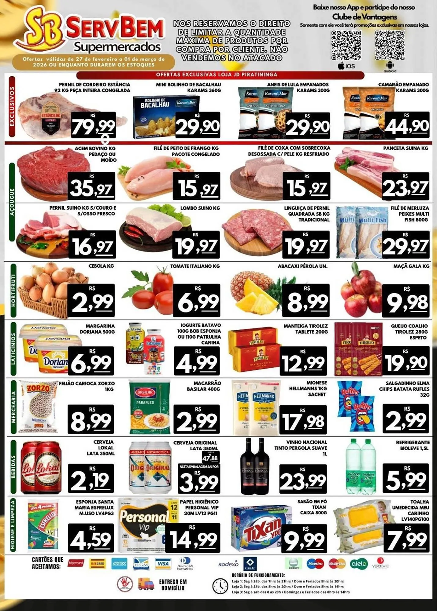 Encarte de Catálogo ServBem 27 de fevereiro até 1 de março 2026 - Pagina 2