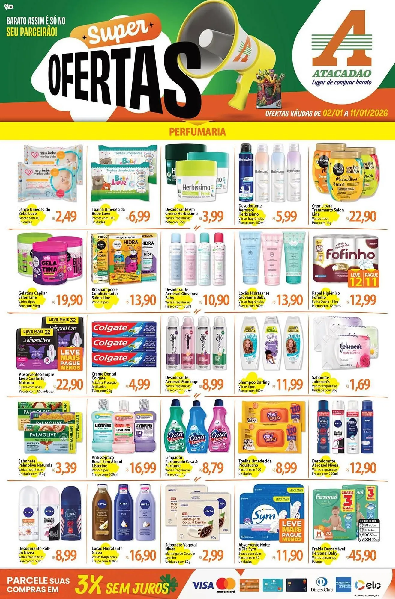 Encarte de Folheto Atacadão 5 de janeiro até 11 de janeiro 2026 - Pagina 1