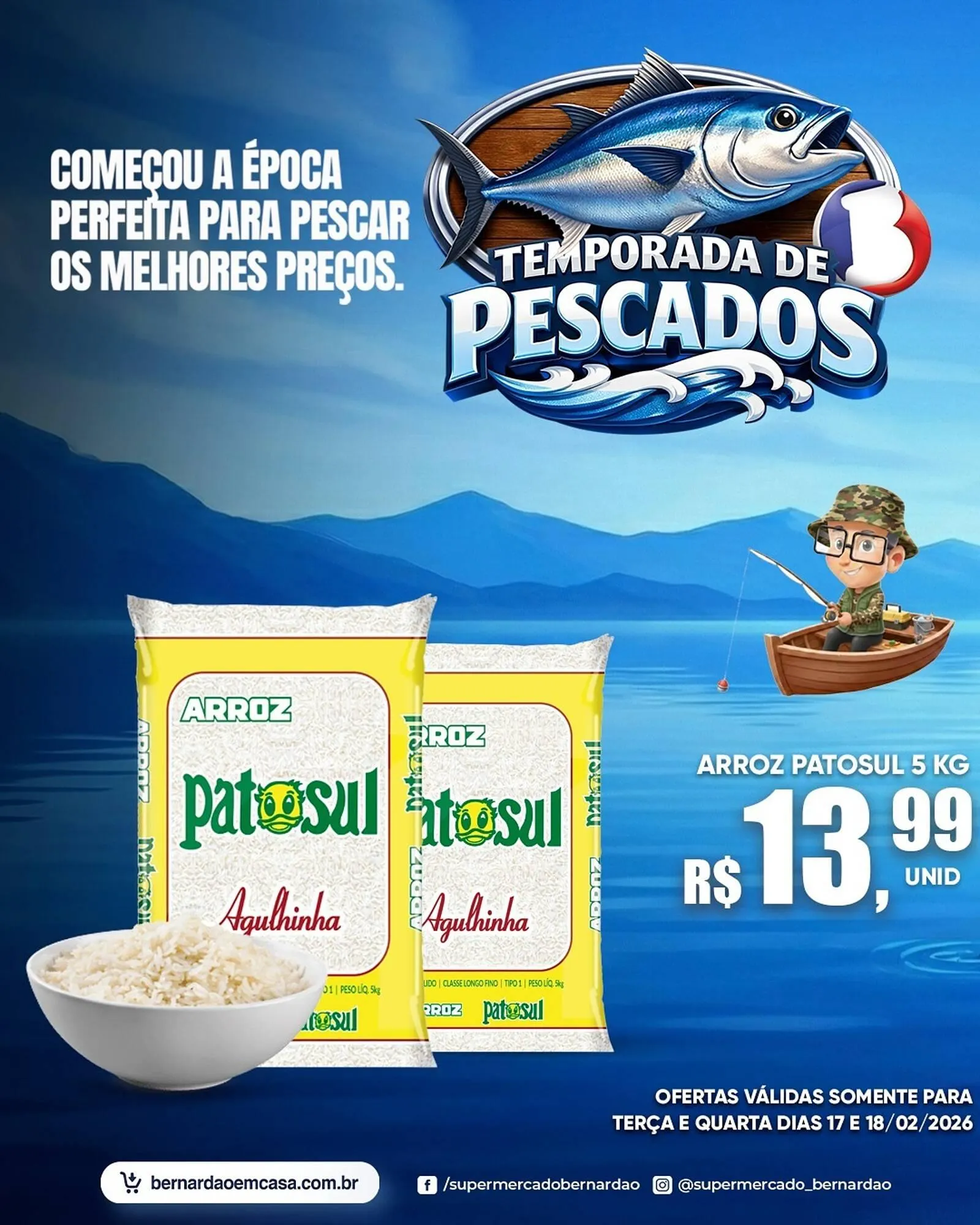 Encarte de Catálogo Supermercado Bernardão 17 de fevereiro até 18 de fevereiro 2026 - Pagina 3