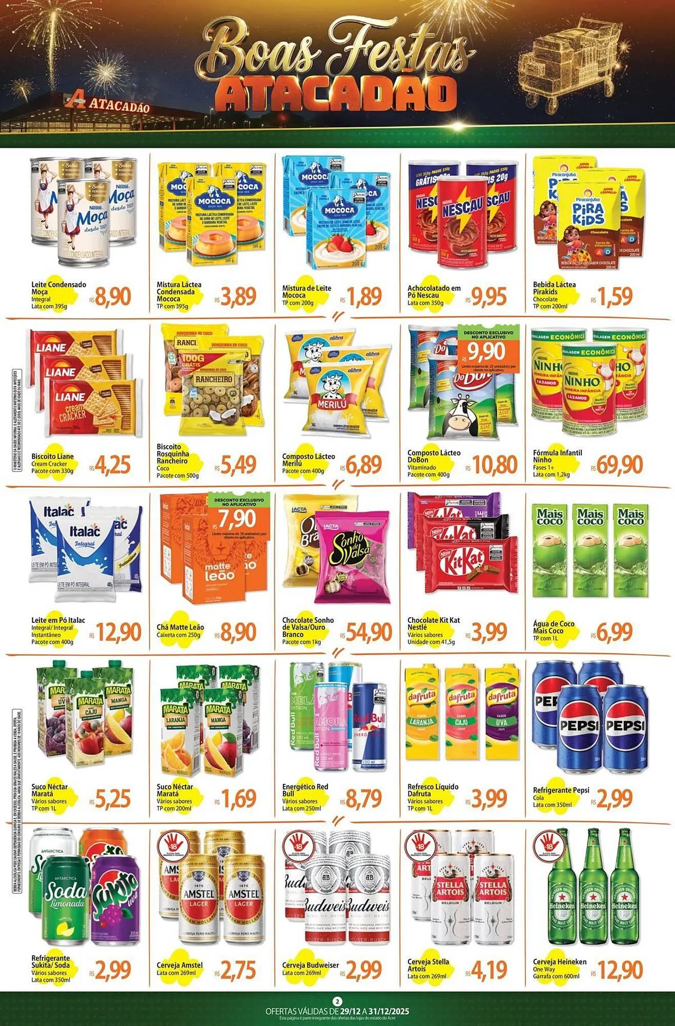 Encarte de Folheto Atacadão 29 de dezembro até 31 de dezembro 2025 - Pagina 2
