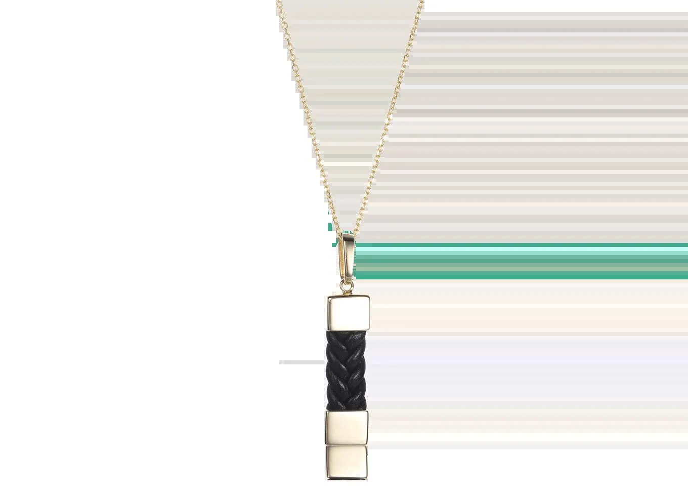 Pingente Trança - Ouro