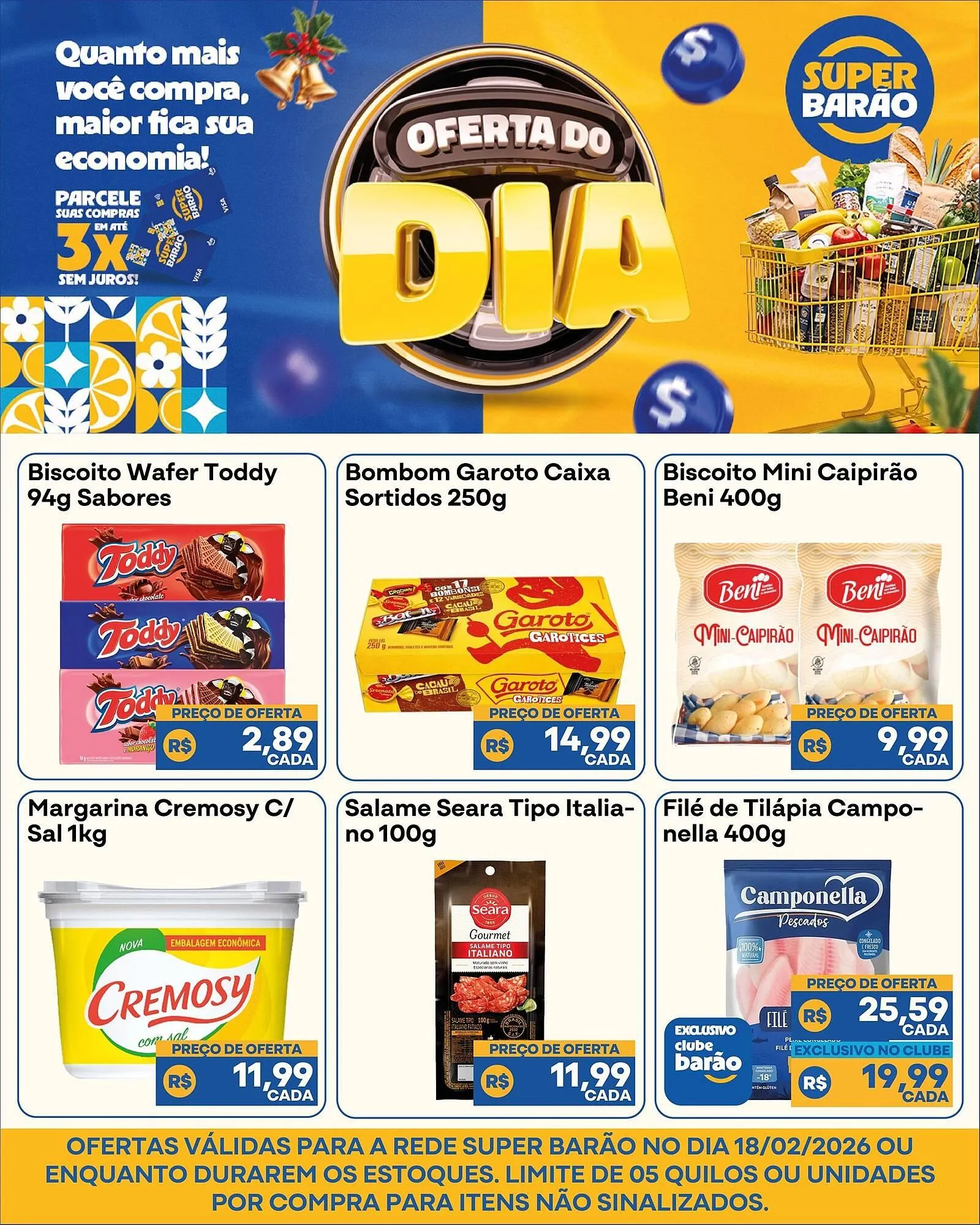 Encarte de Catálogo Super Barão 18 de fevereiro até 18 de fevereiro 2026 - Pagina 2