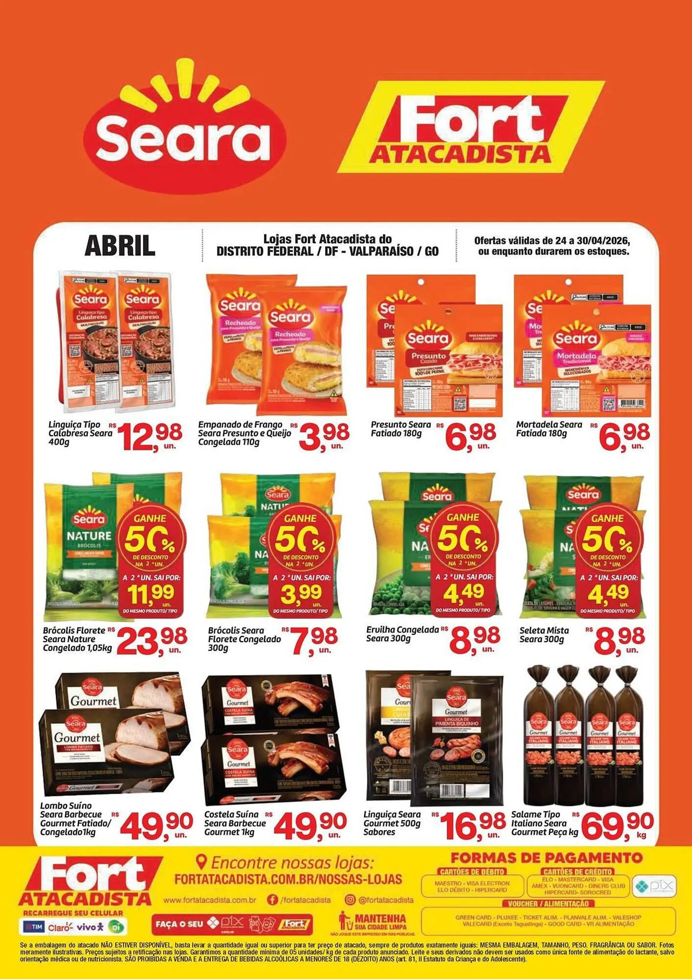 Encarte de Tabloide Fort Atacadista 24 de abril até 30 de abril 2026 - Pagina 1