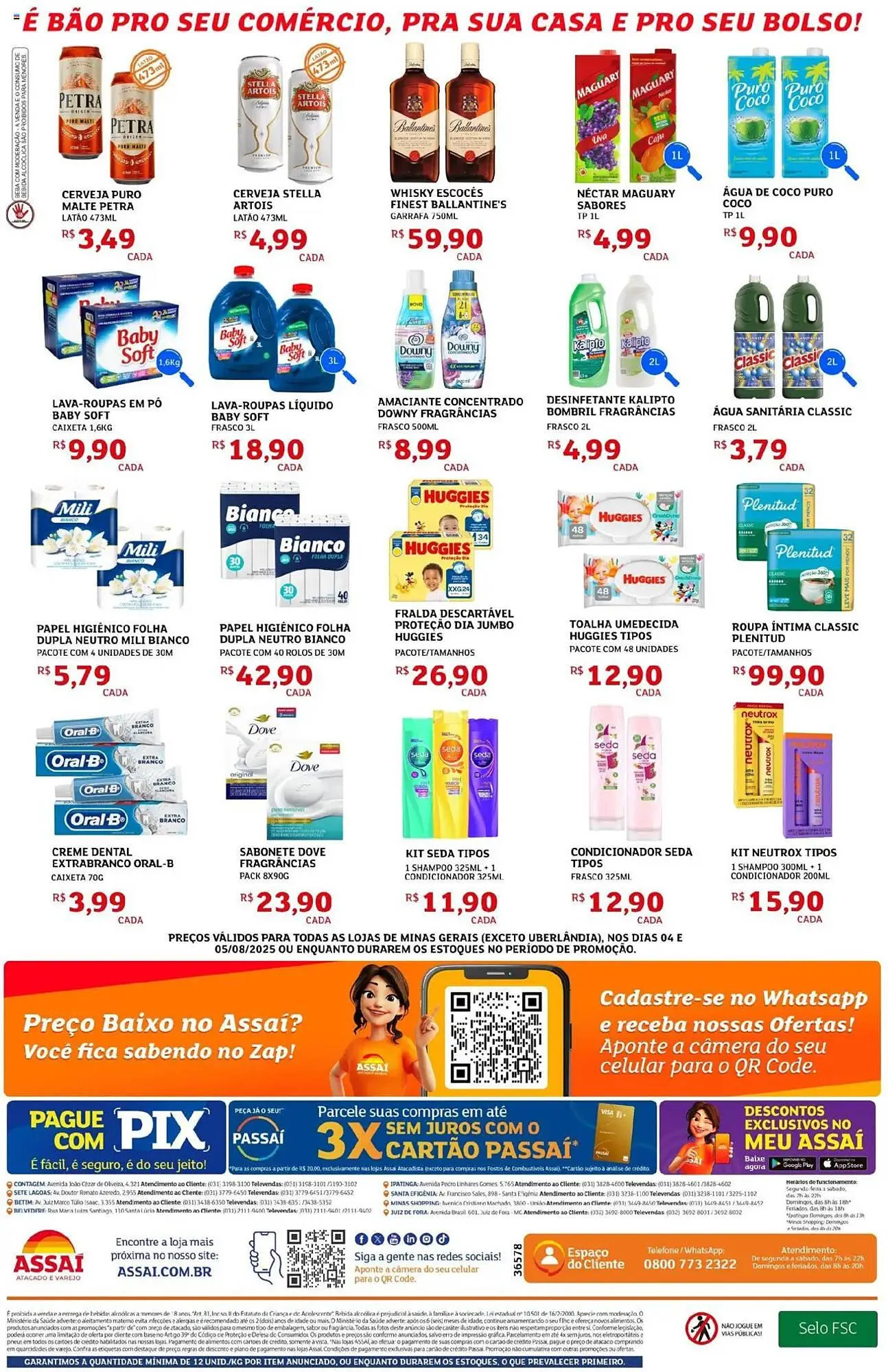 Encarte de Catálogo Assaí Atacadista 4 de agosto até 5 de agosto 2025 - Pagina 2
