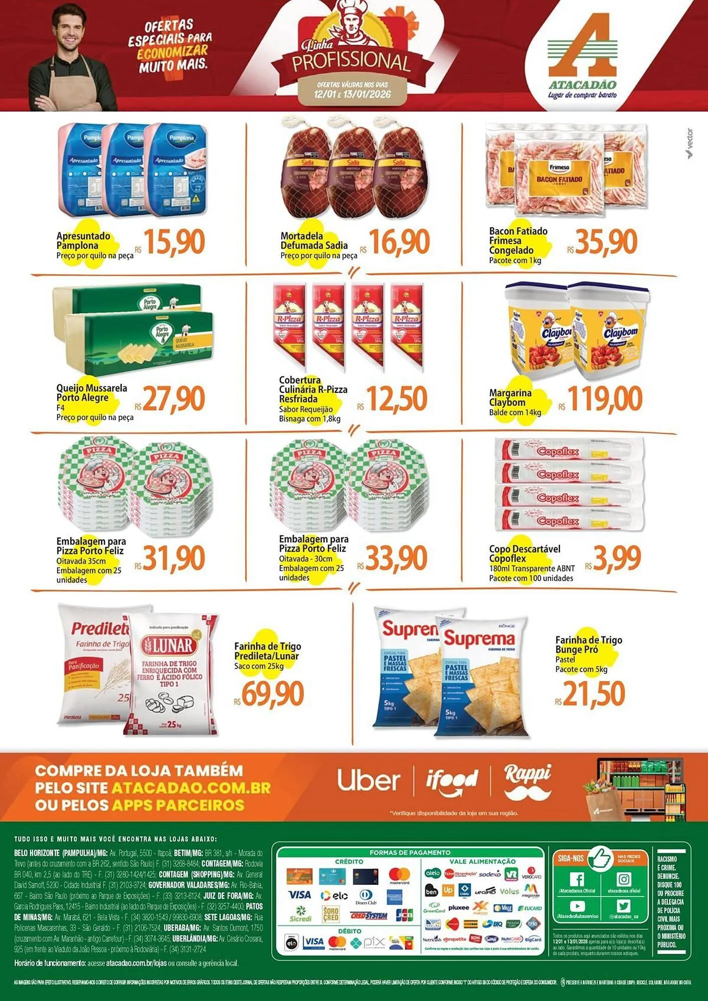 Encarte de Folheto Atacadão 12 de janeiro até 13 de janeiro 2026 - Pagina 2