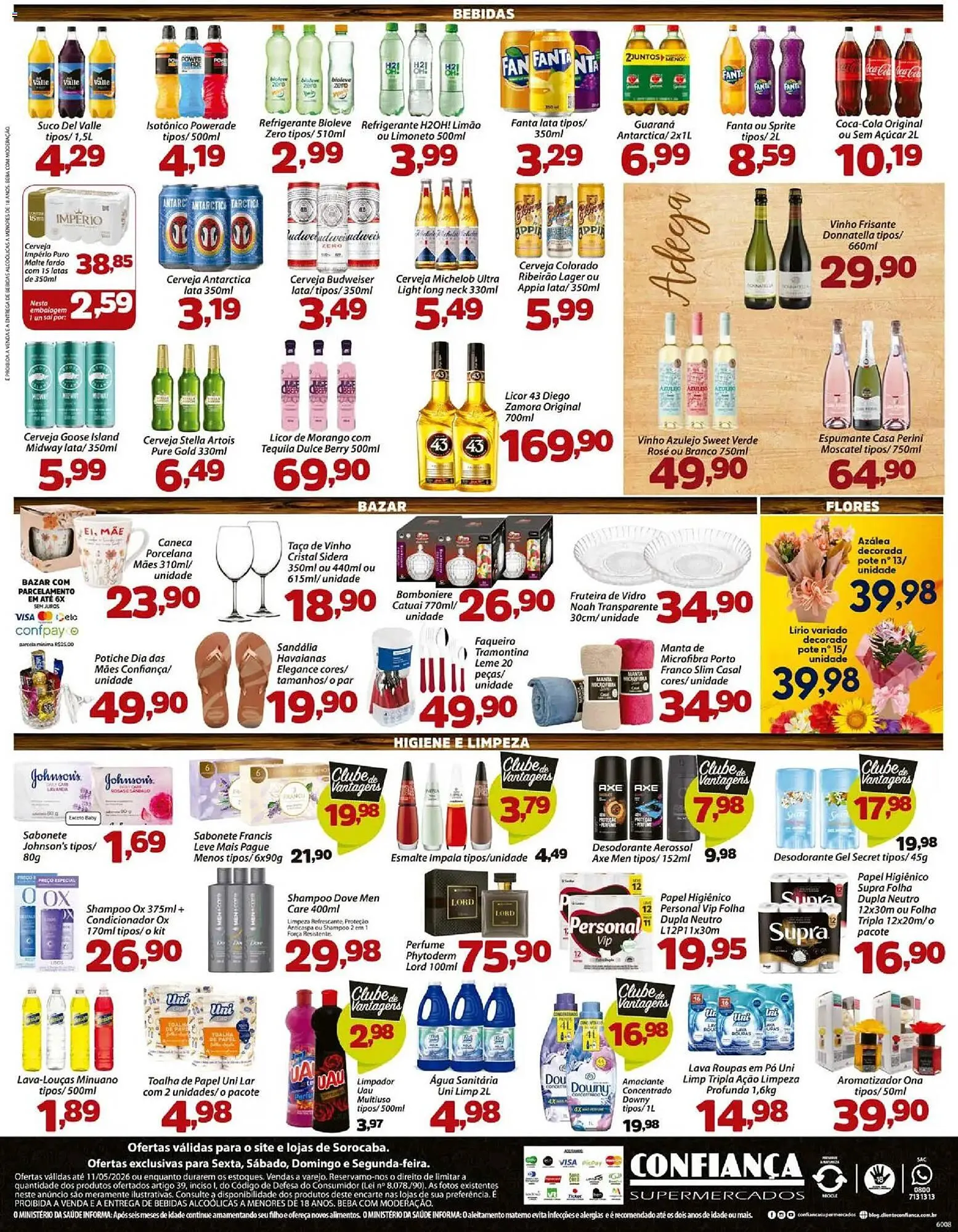 Encarte de Catálogo Confiança Supermercados 8 de maio até 11 de maio 2026 - Pagina 4
