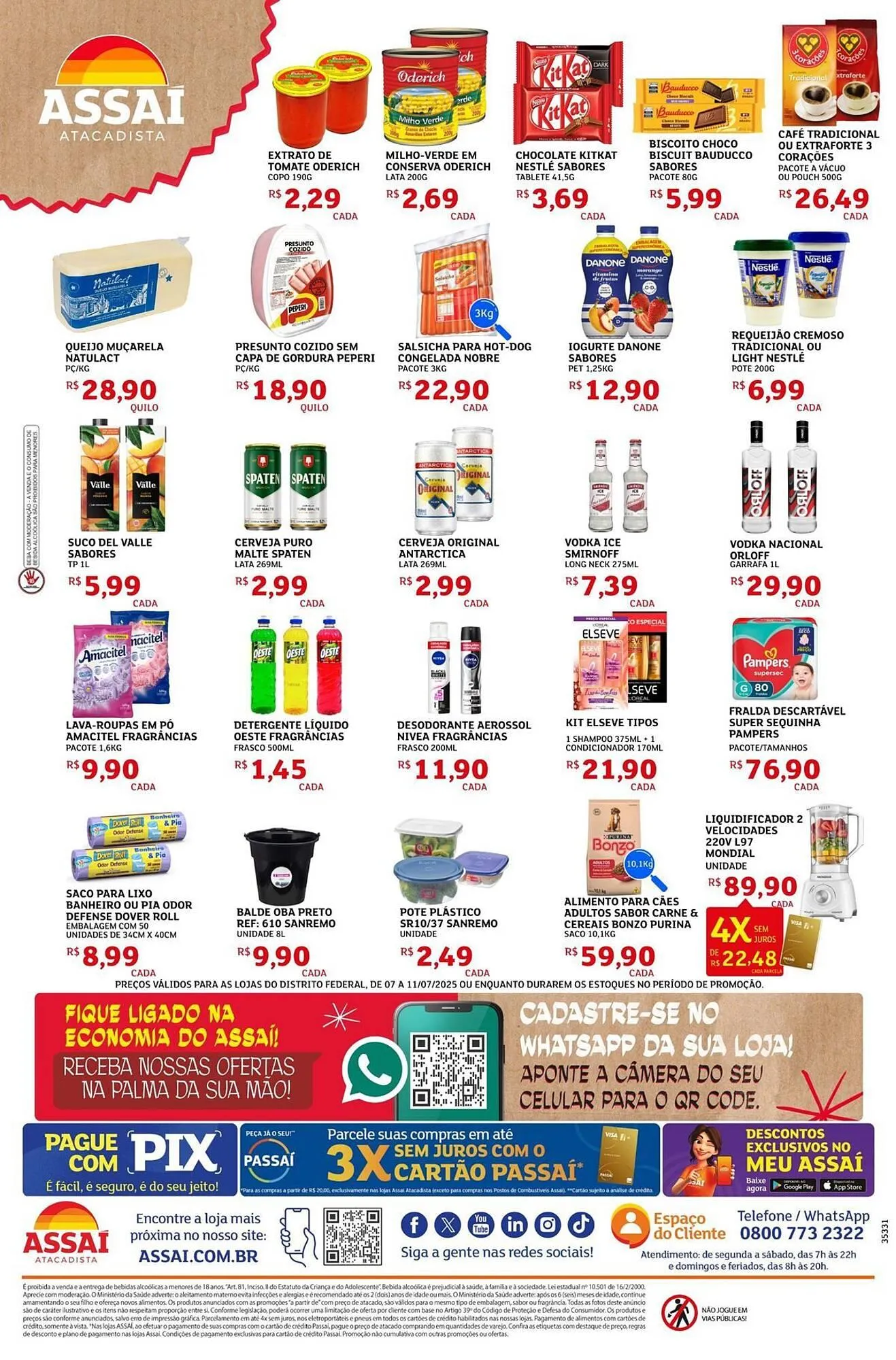 Encarte de Catálogo Assaí Atacadista 8 de julho até 11 de julho 2025 - Pagina 2