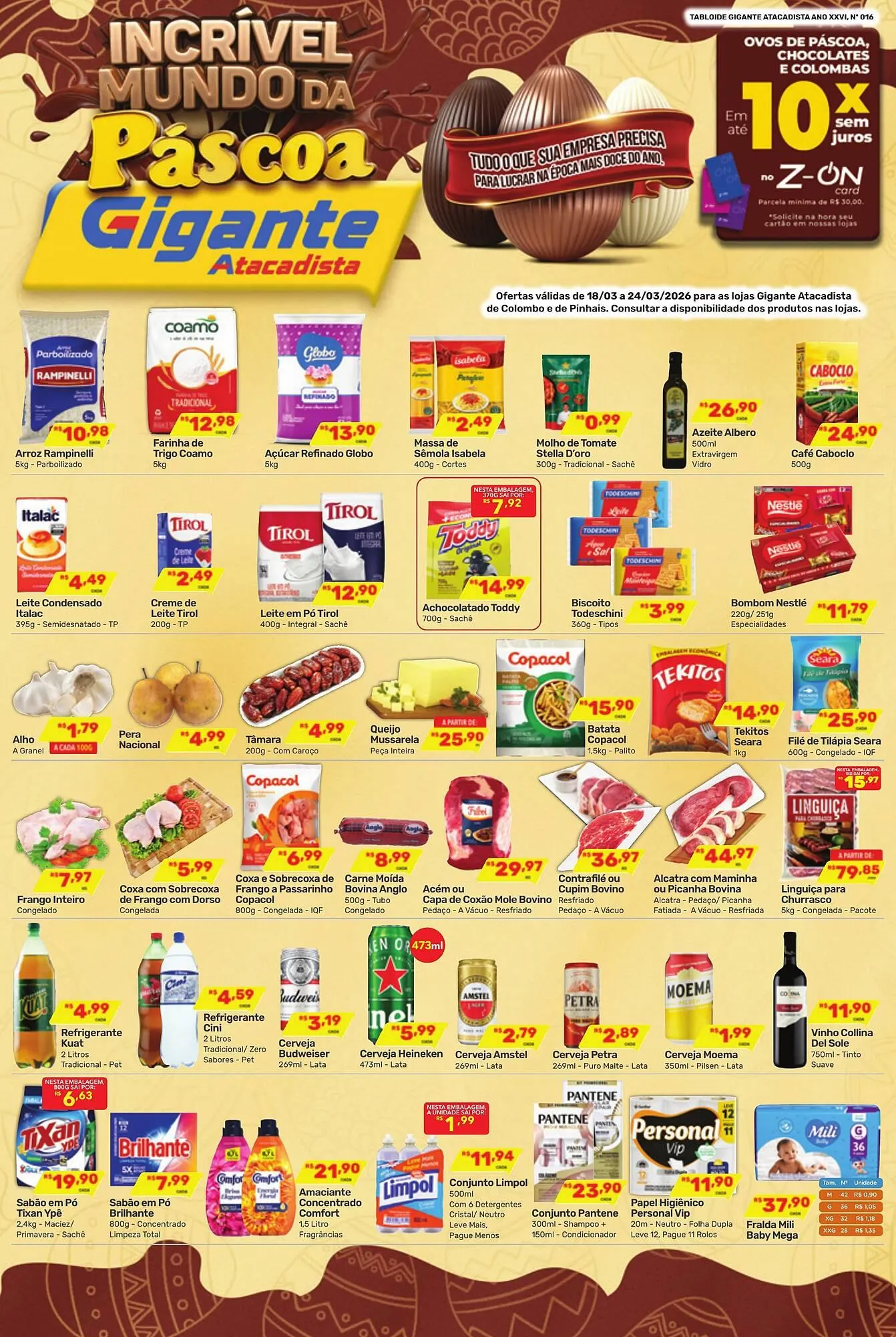 Encarte de Encarte Gigante Atacadista 18 de março até 24 de março 2026 - Pagina 1