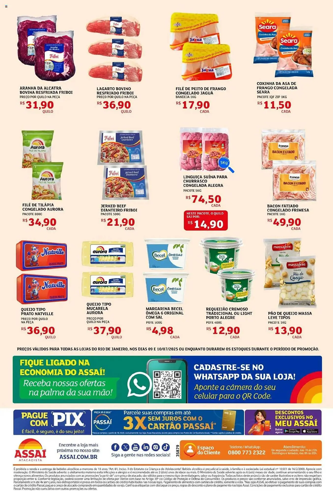 Encarte de Catálogo Assaí Atacadista 9 de julho até 10 de julho 2025 - Pagina 2