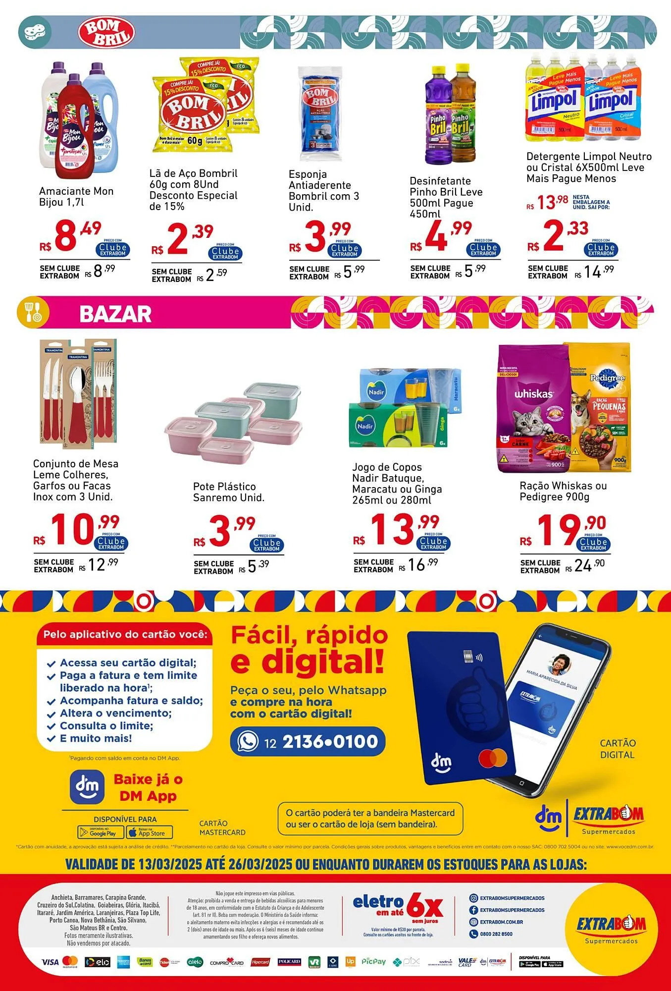 Encarte de Catálogo Extrabom Supermercados 13 de março até 26 de março 2025 - Pagina 9