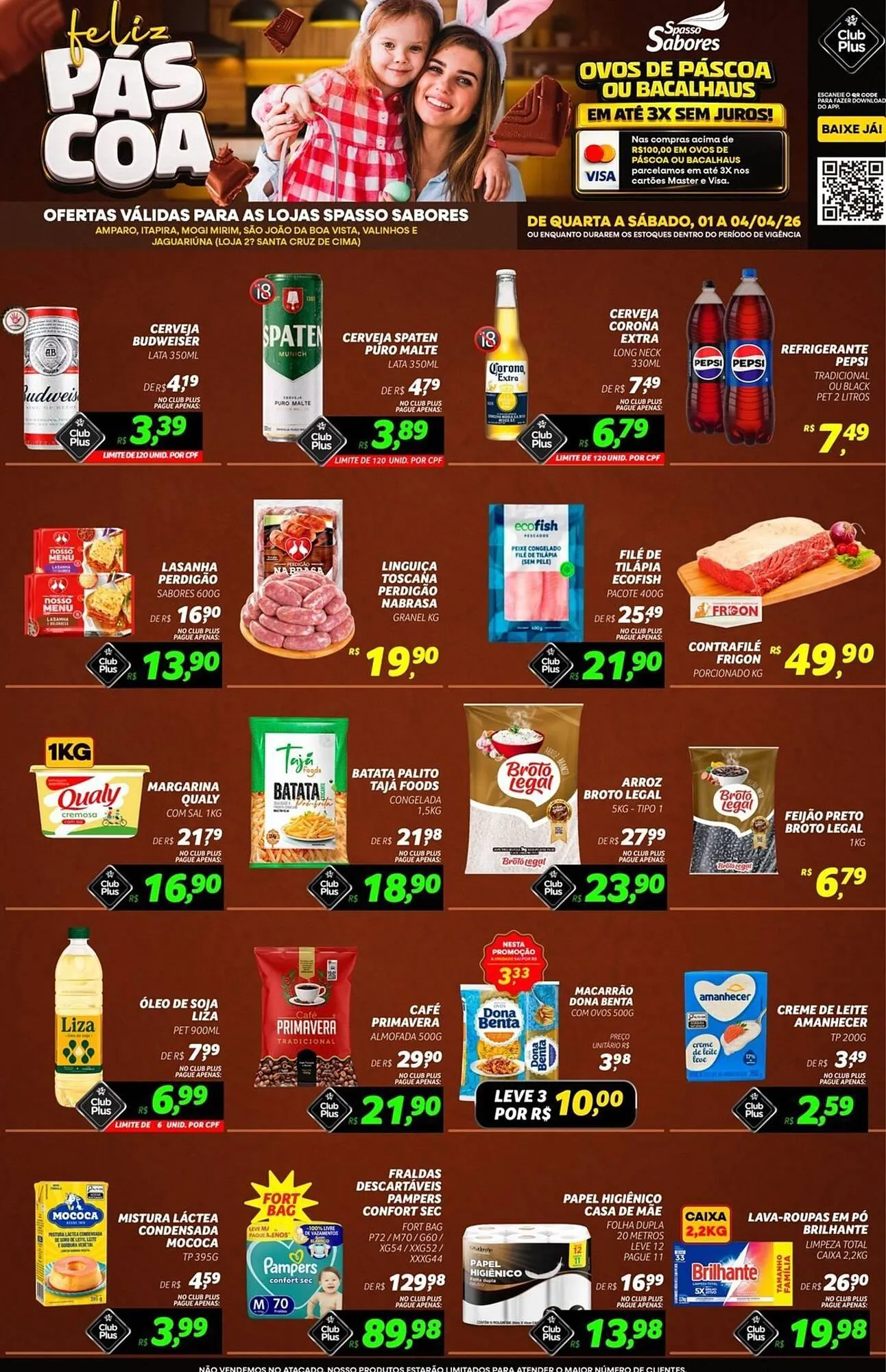 Encarte de Folheto Spasso Sabores 31 de março até 3 de abril 2026 - Pagina 4
