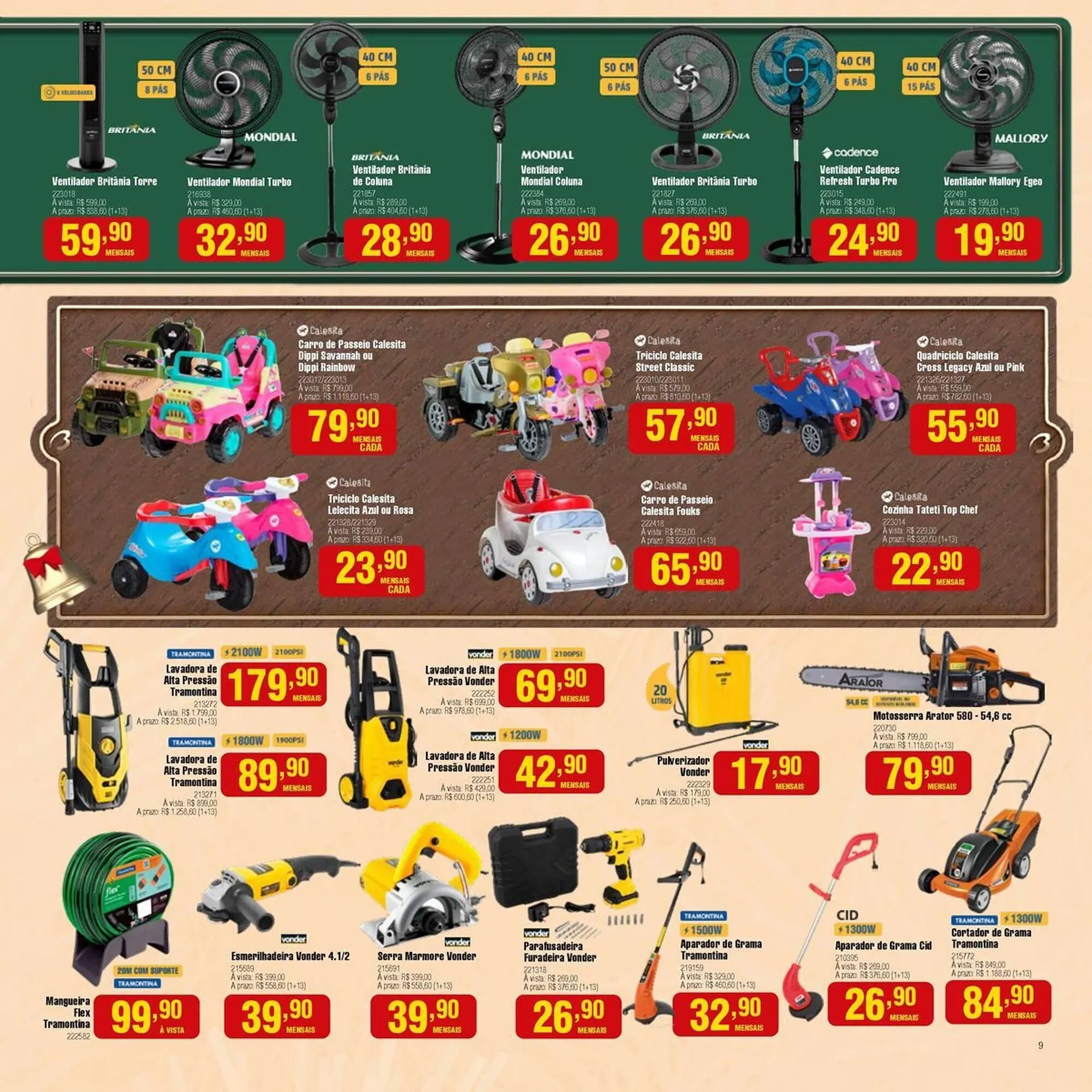 Encarte de Catálogo Berlanda 3 de dezembro até 31 de dezembro 2025 - Pagina 9