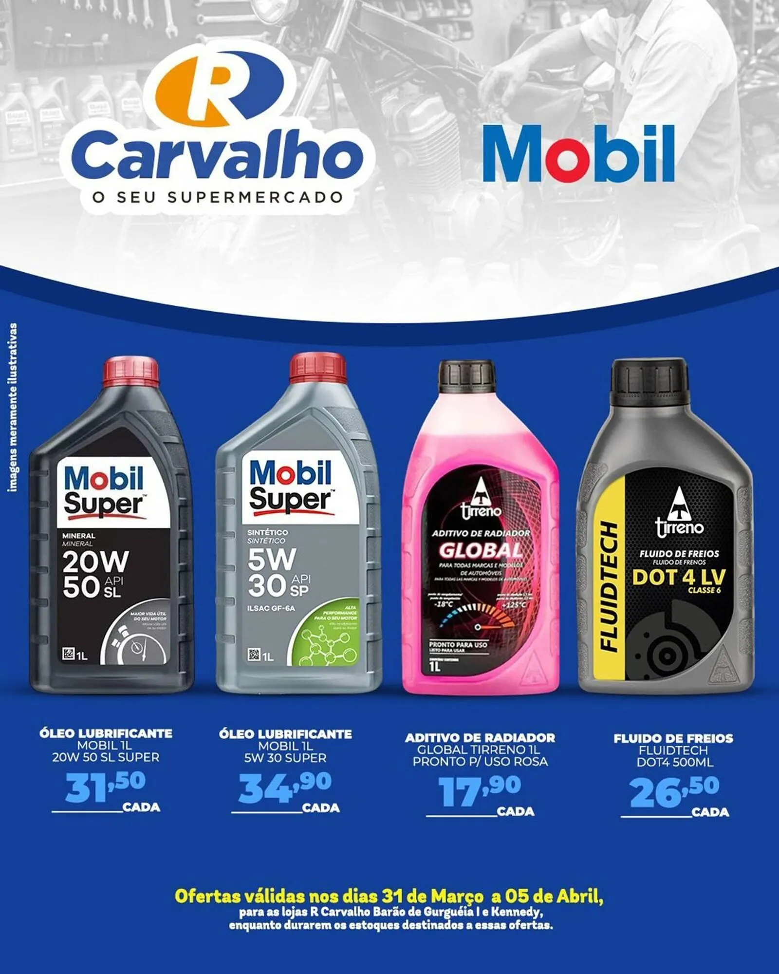 Encarte de Catálogo Carvalho Supermercado 31 de março até 5 de abril 2026 - Pagina 1