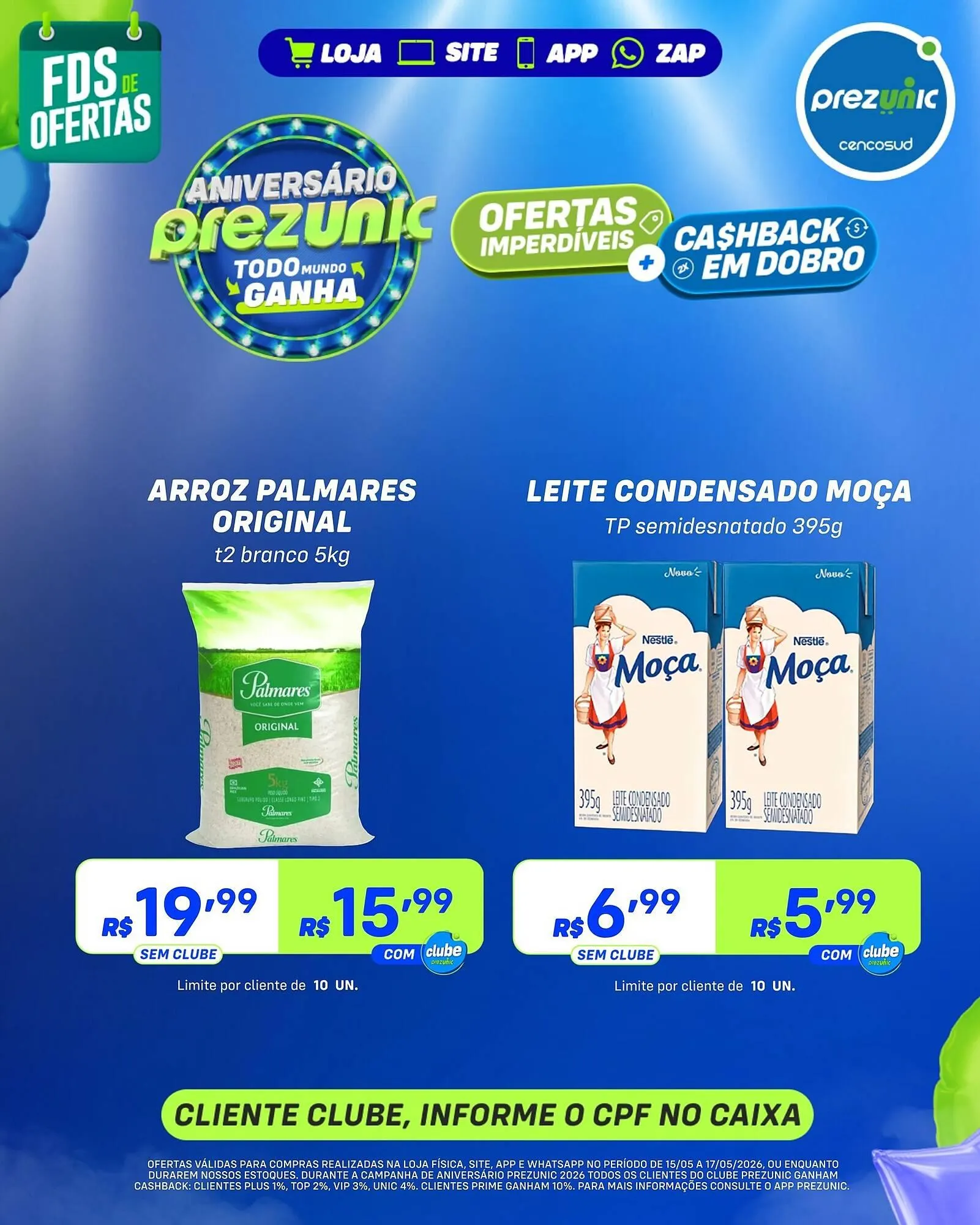 Encarte de Encarte Prezunic 15 de maio até 17 de maio 2026 - Pagina 4