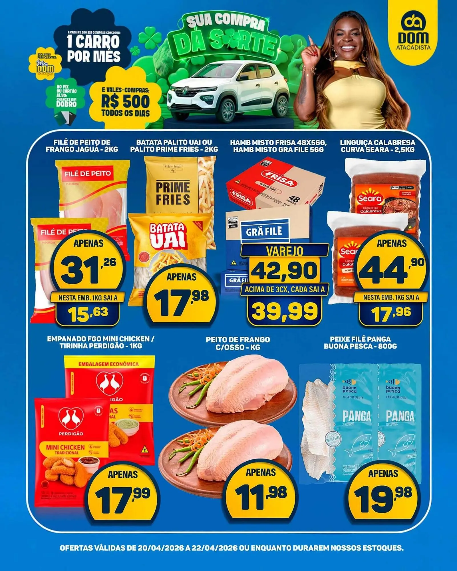 Encarte de Encarte Dom Atacadista 20 de abril até 22 de abril 2026 - Pagina 1