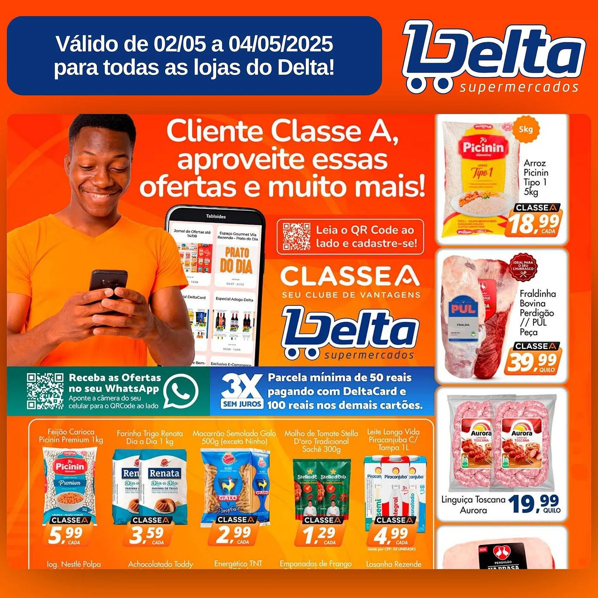 Encarte de Catálogo Delta Supermercados 2 de maio até 4 de maio 2025 - Pagina 1