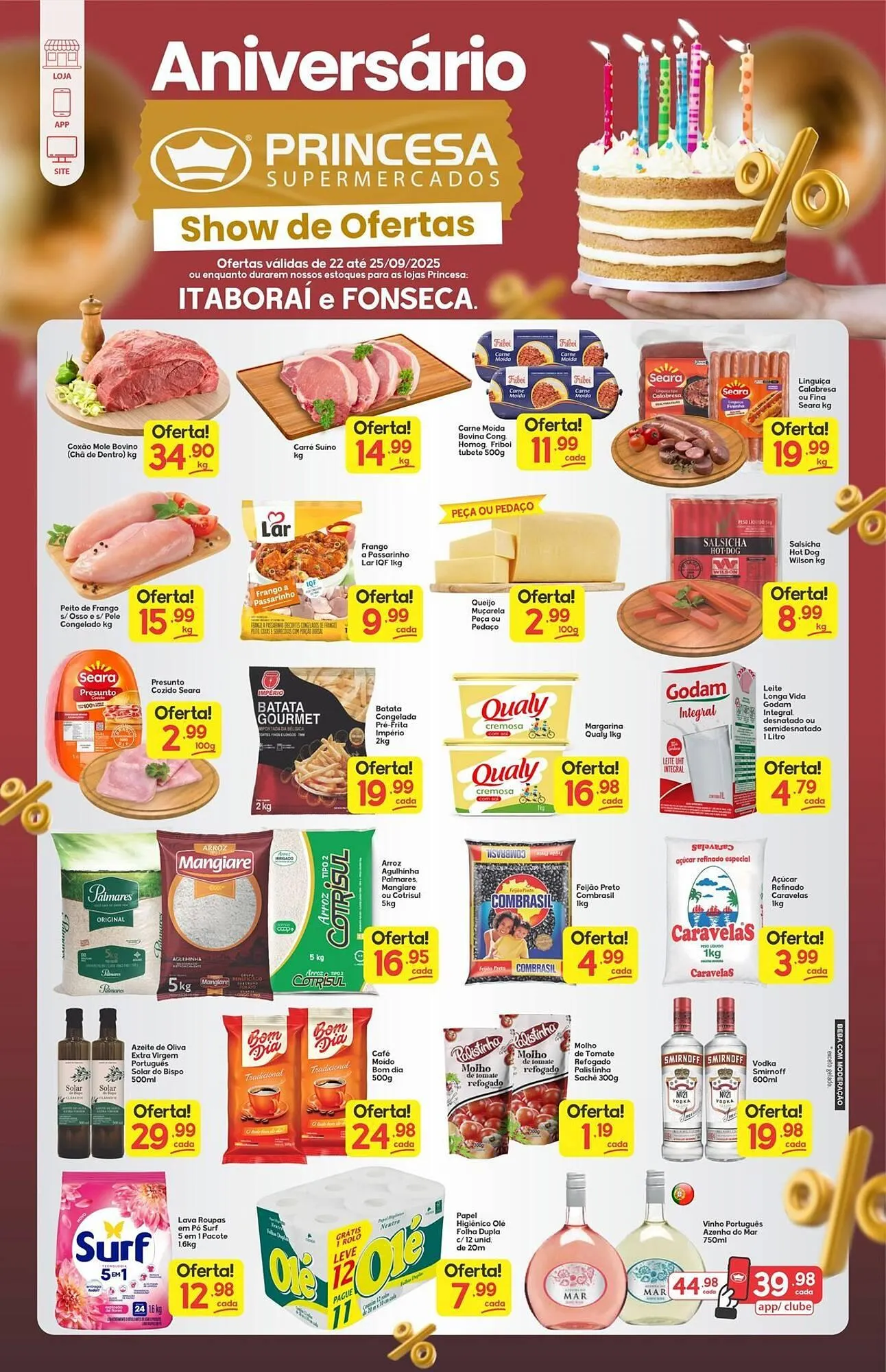 Encarte de Encarte Supermercados Princesa 23 de setembro até 25 de setembro 2025 - Pagina 1