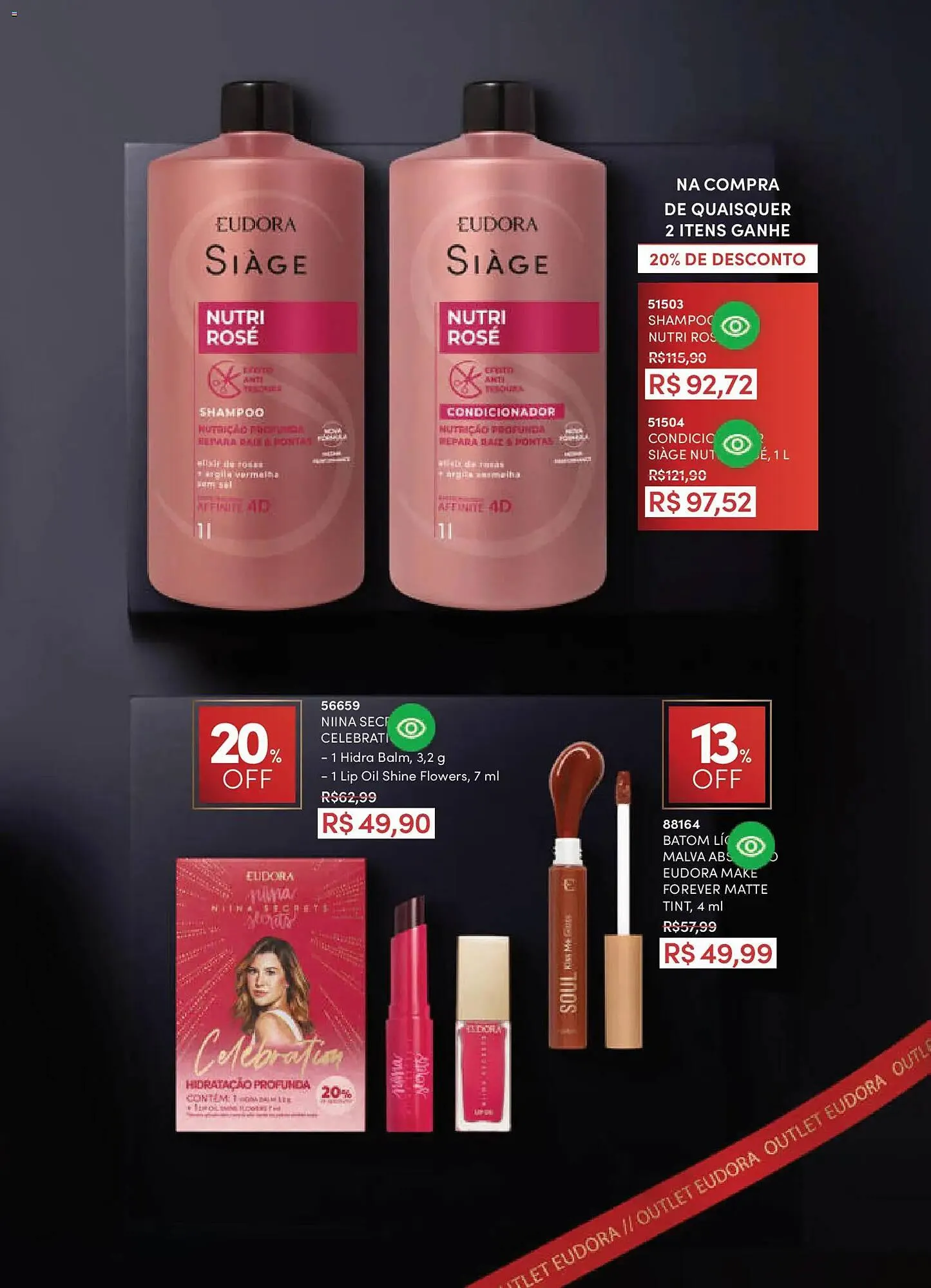 Encarte de Catálogo Eudora 8 de janeiro até 31 de janeiro 2026 - Pagina 24