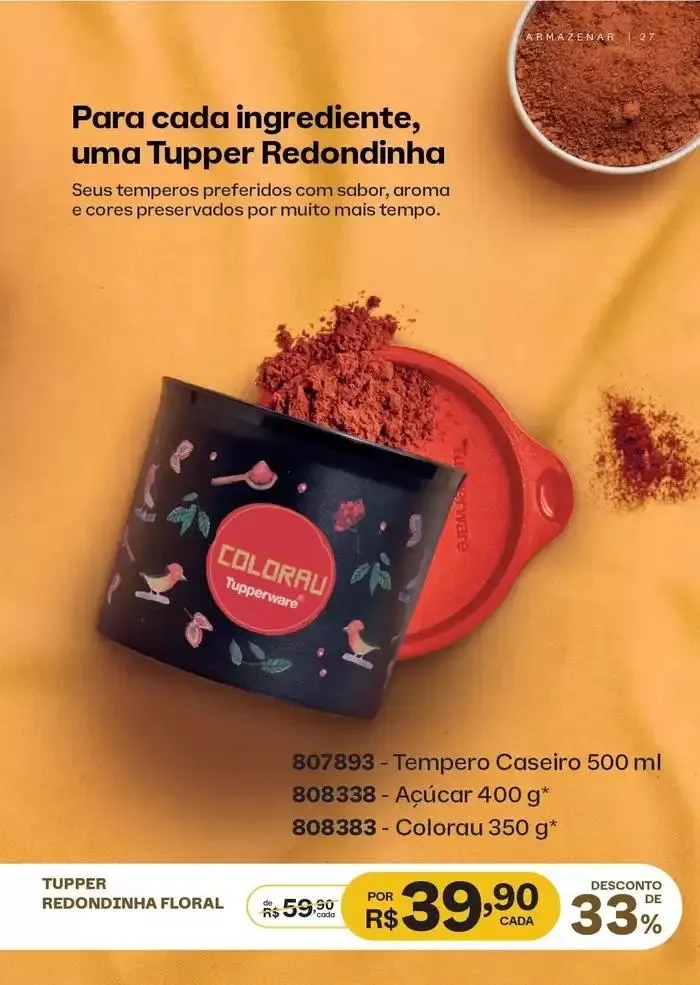 Encarte de Catálogo Tupperware 26 de março até 31 de março 2025 - Pagina 26
