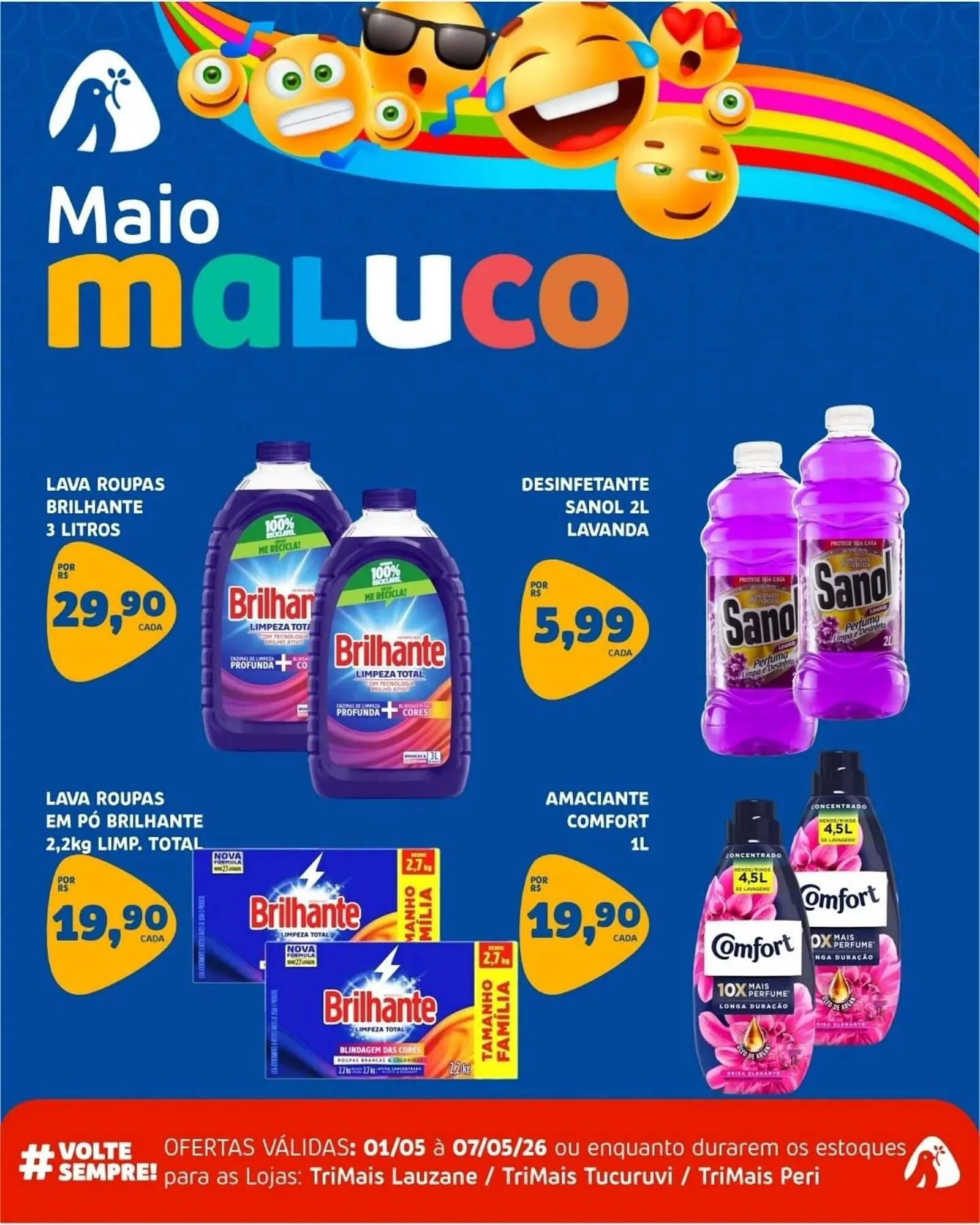 Encarte de Catálogo Trimais Supermercado 1 de maio até 7 de maio 2026 - Pagina 15
