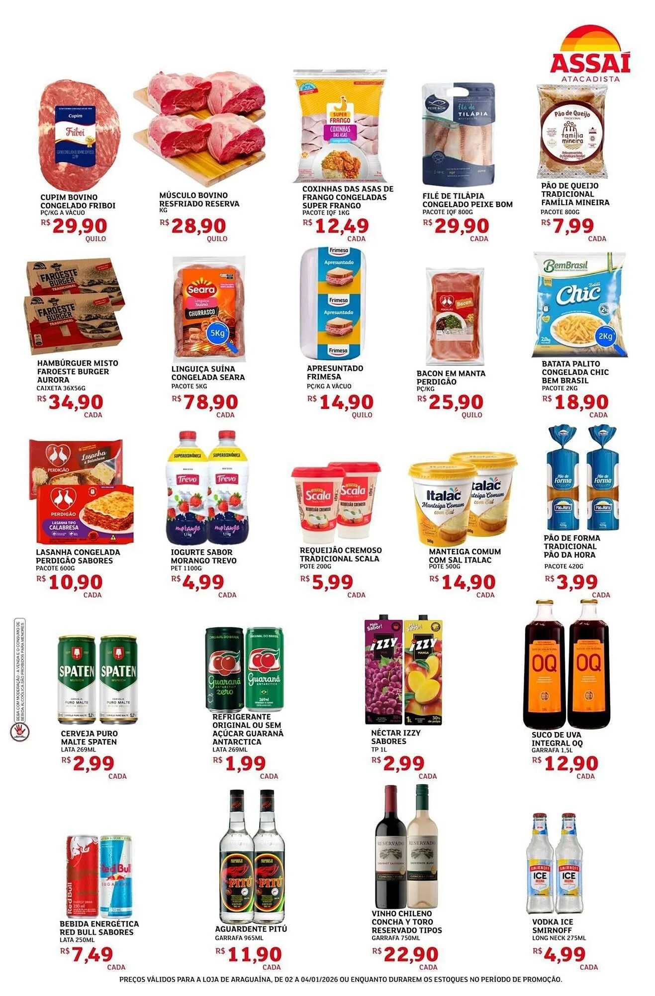 Encarte de Encarte Assaí Atacadista 2 de janeiro até 4 de janeiro 2026 - Pagina 3