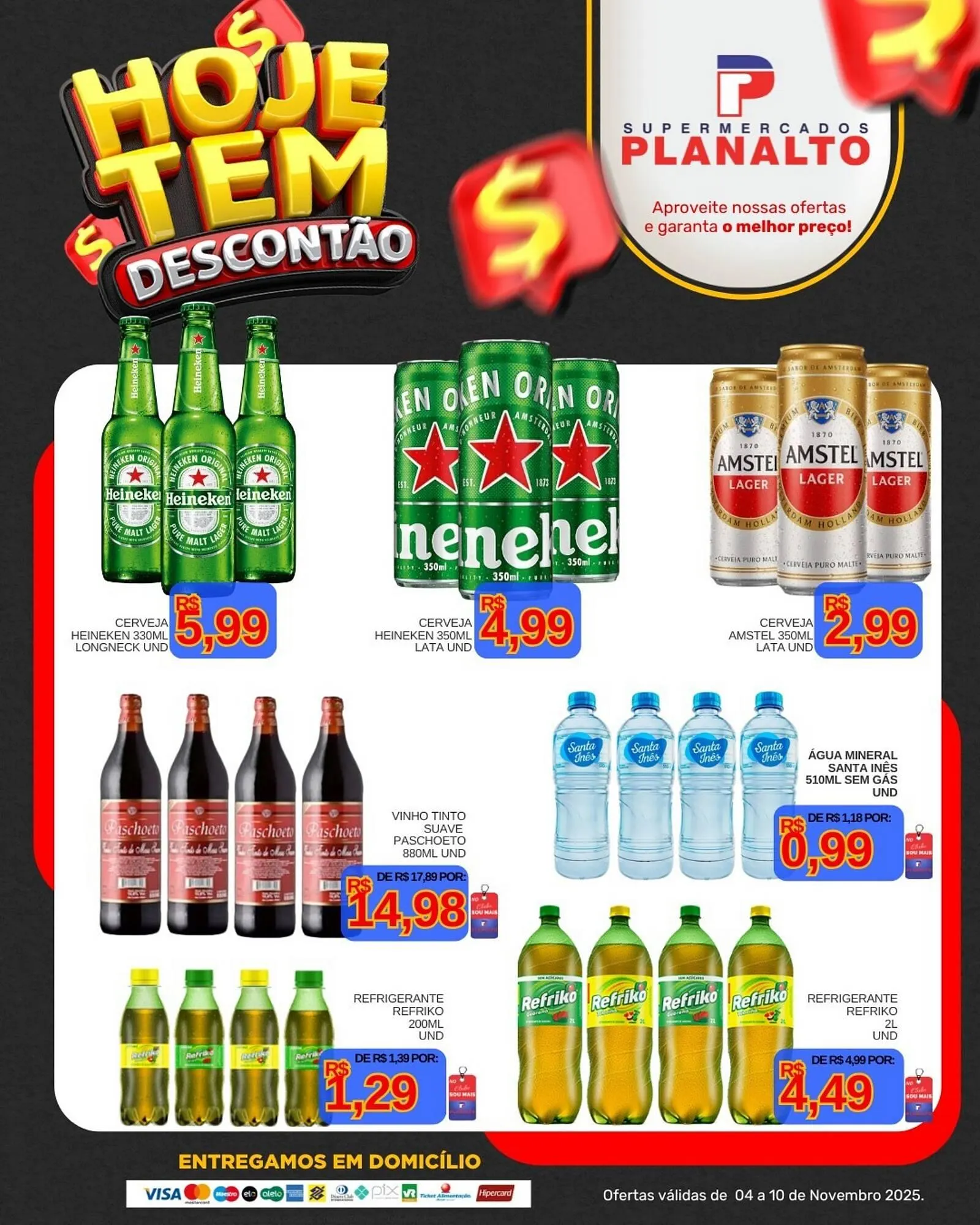 Encarte de Catálogo Supermercados Planalto 6 de novembro até 10 de novembro 2025 - Pagina 1