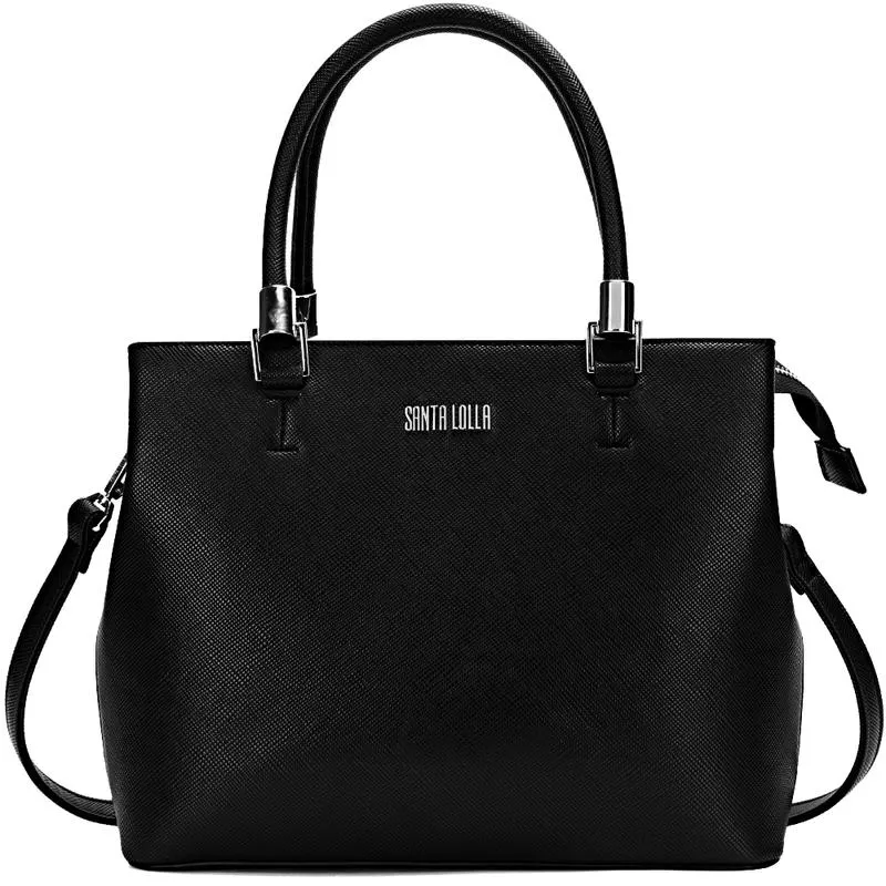 Bolsa estruturada risco quadrada transversal preta