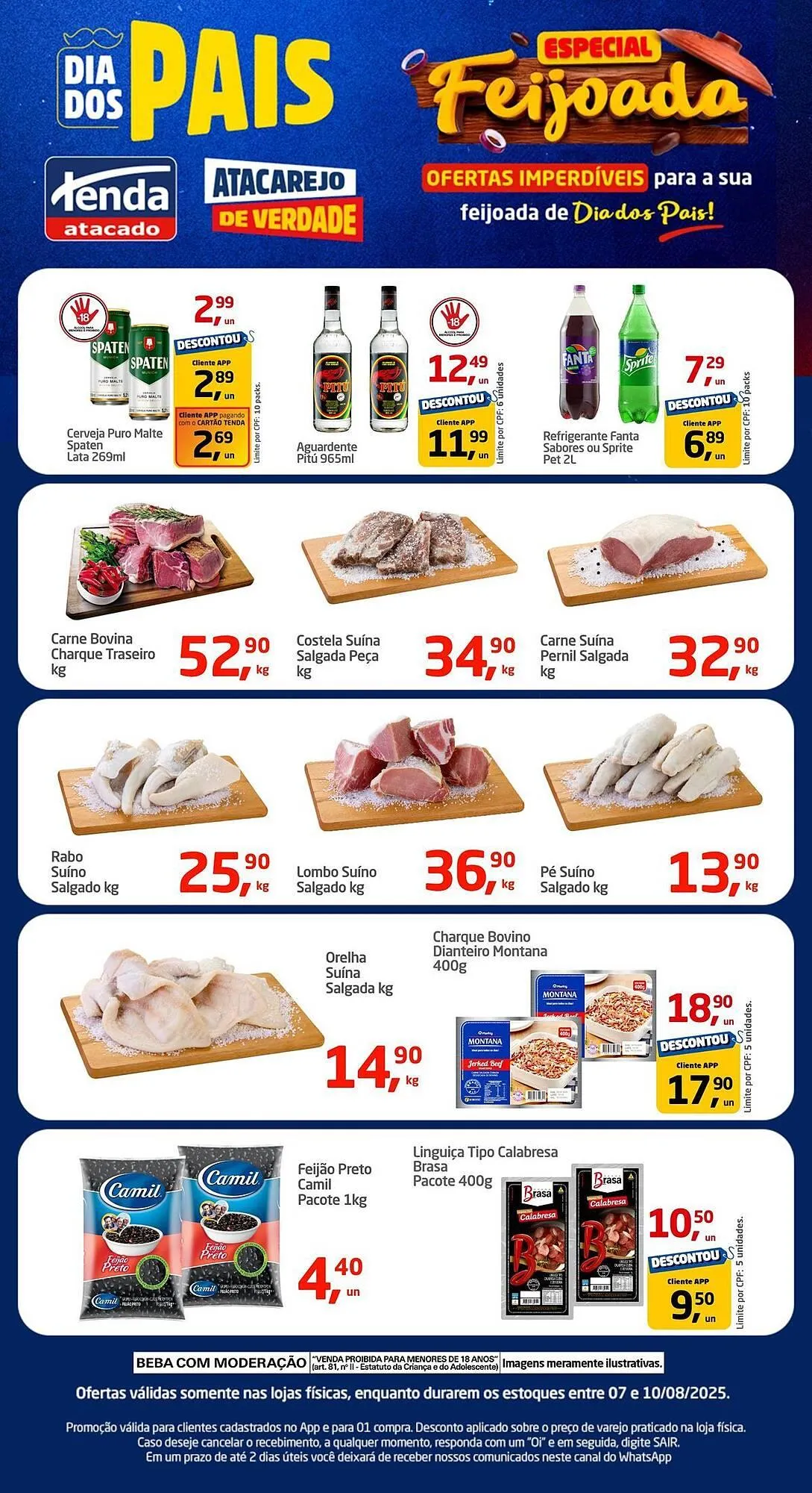 Encarte de Catálogo Tenda Atacado 7 de agosto até 10 de agosto 2025 - Pagina 1